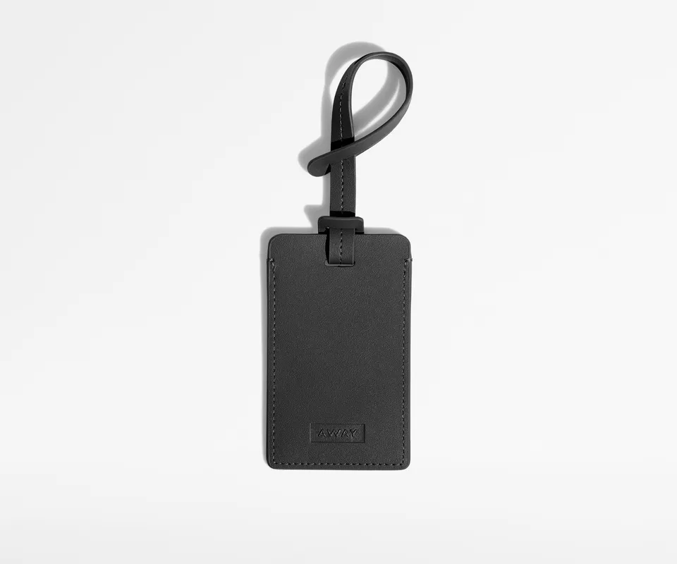 away-the-luggage-tag-tiquette-bagage-jet-black image 1