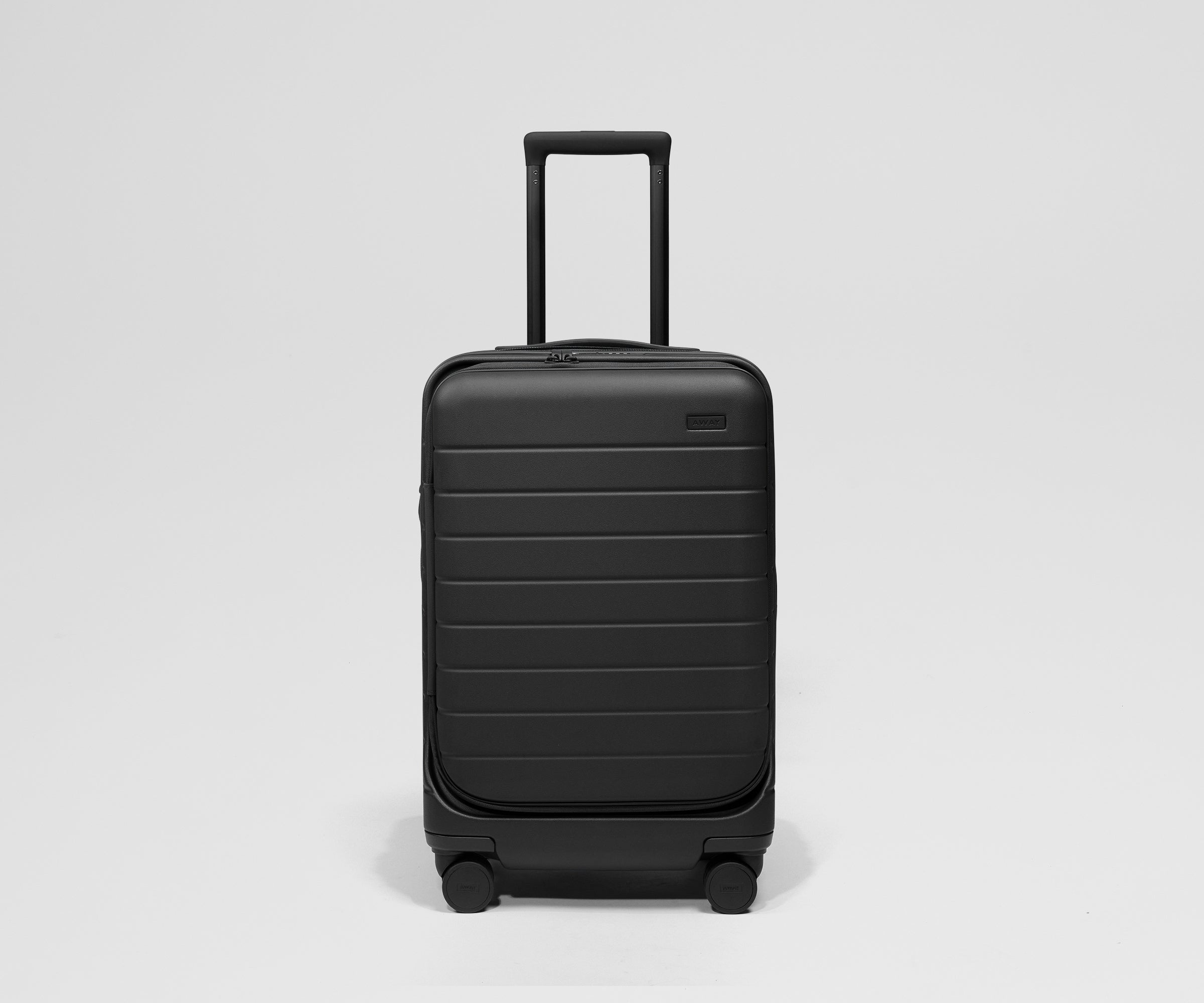 away-topside-valise-cabine-jet-black-noir-rigide-ordinateu image 2