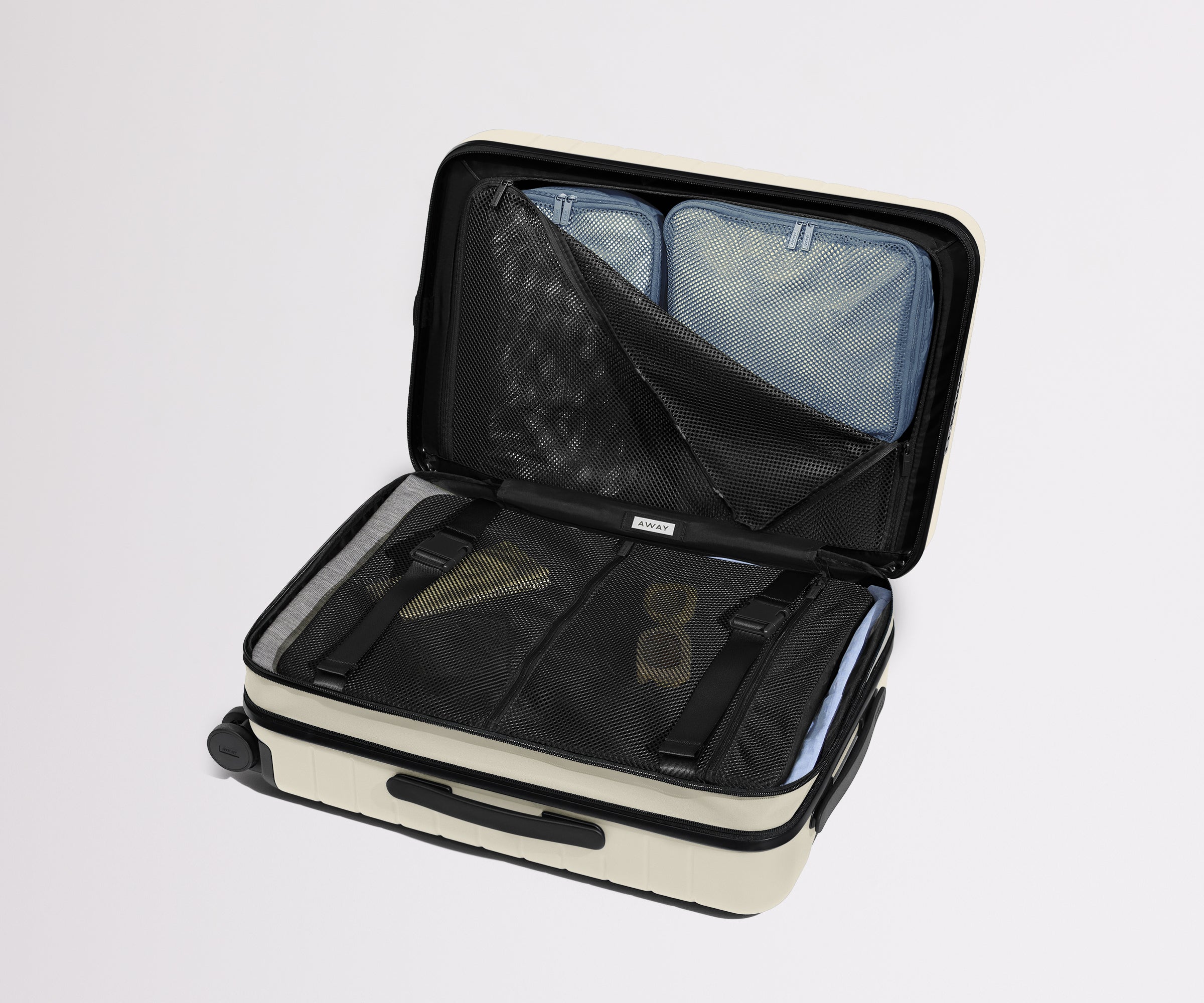 away-carry-on-flex-valise-cabine-rigide-blanche-extensible image 5