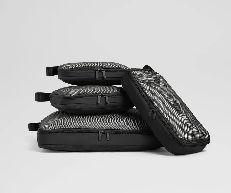 away-compression-packing-cubes-organiseur-valise-noir image 1