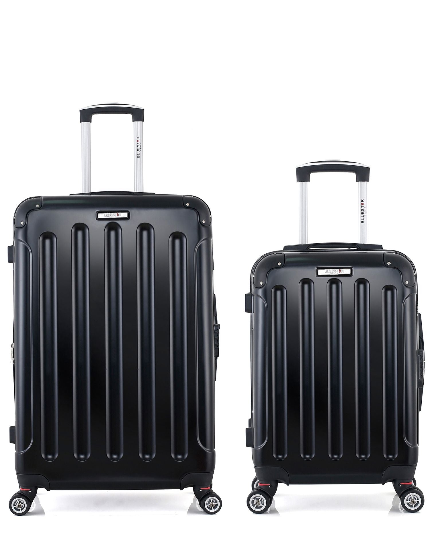bluestar-tunis-lot-2-valises-rigides-abs-noir-cabine-soute image 1