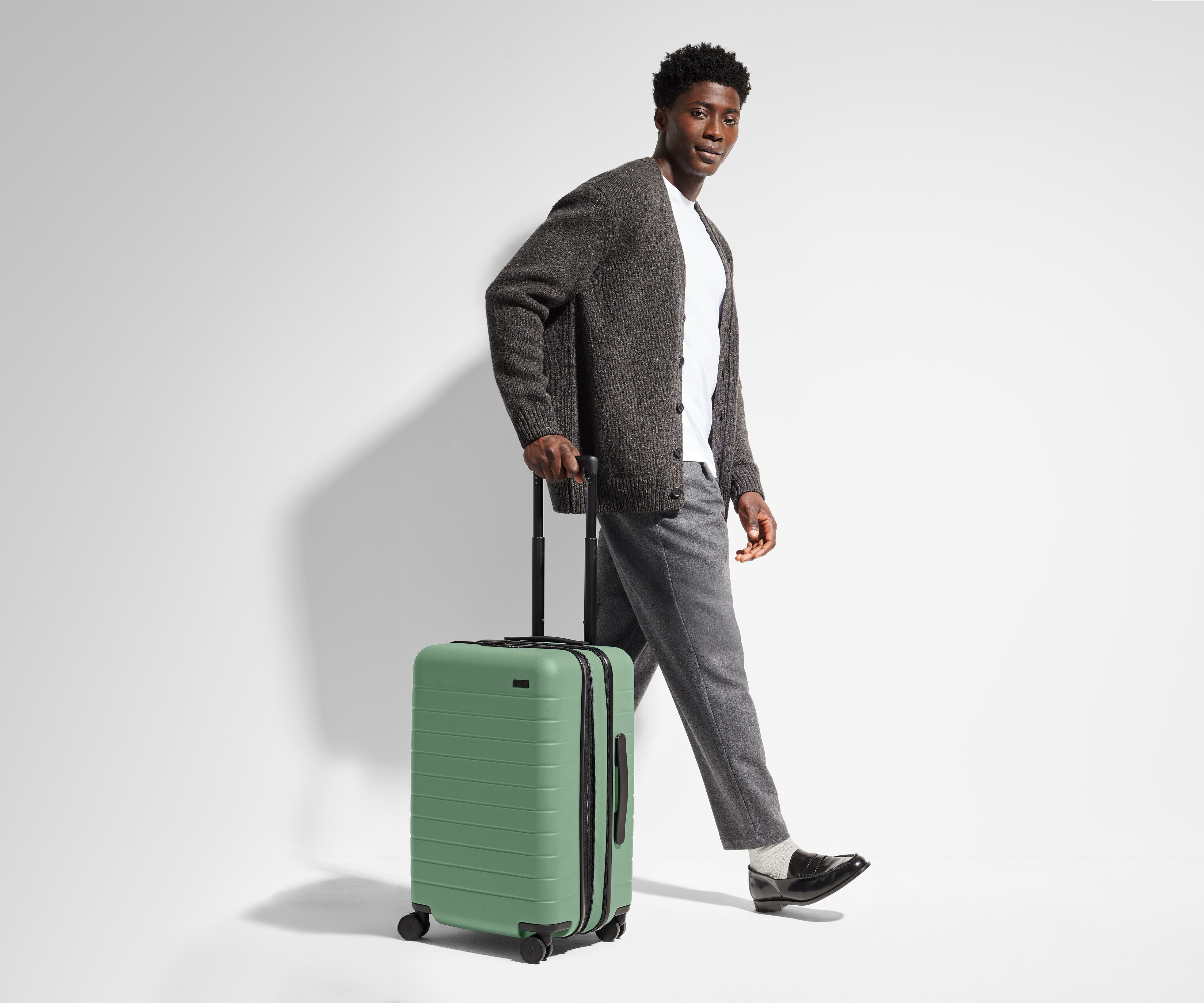 away-bigger-carry-on-flex-valise-cabine-sea-green-vert image 4