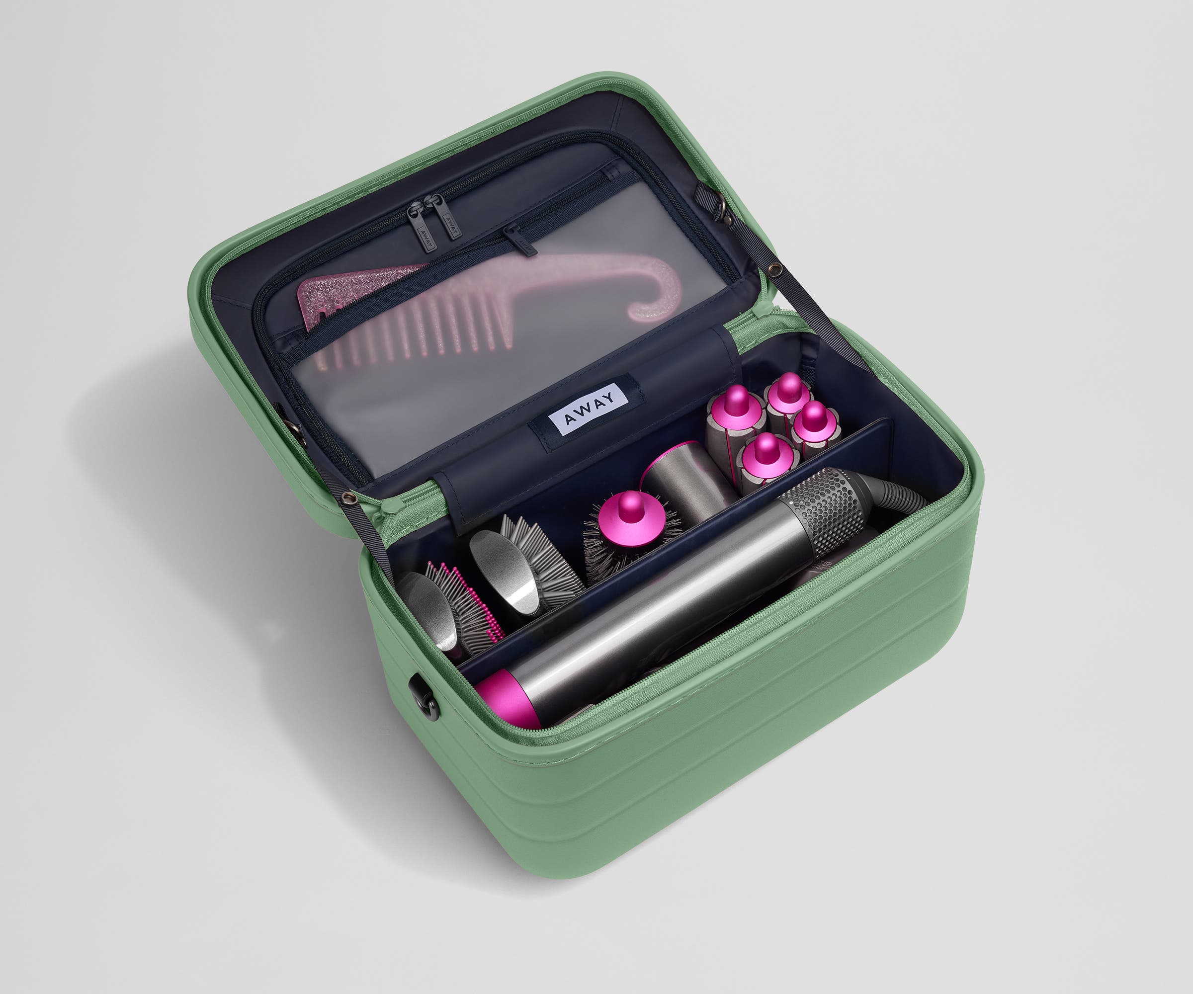 away-train-case-trousse-toilette-rigide-sea-green image 4
