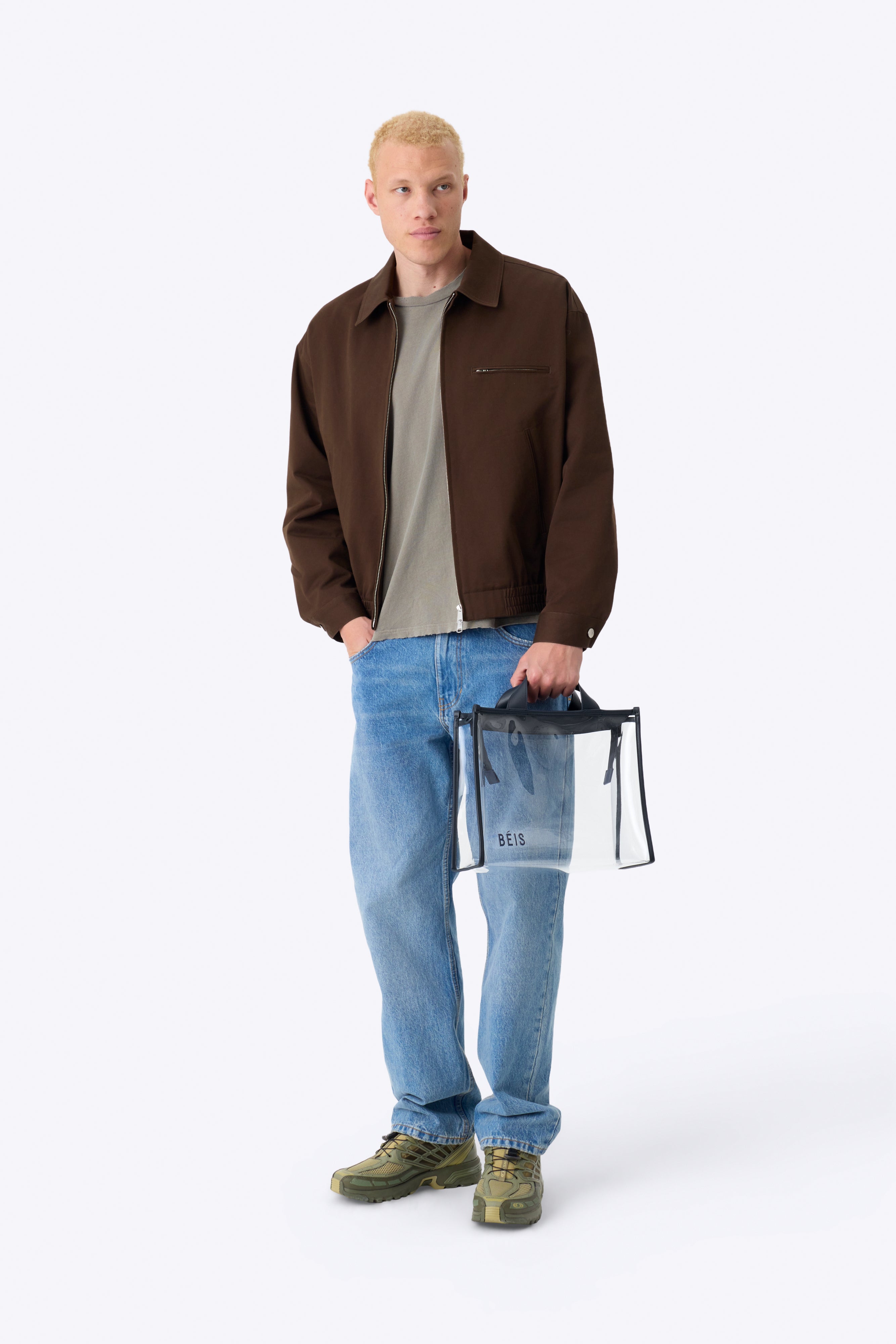 beis-stadium-tote-sac-transparent-marine image 3