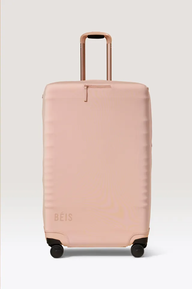 beis-the-large-check-in-housse-valise-atlas-pink-lavable image 1