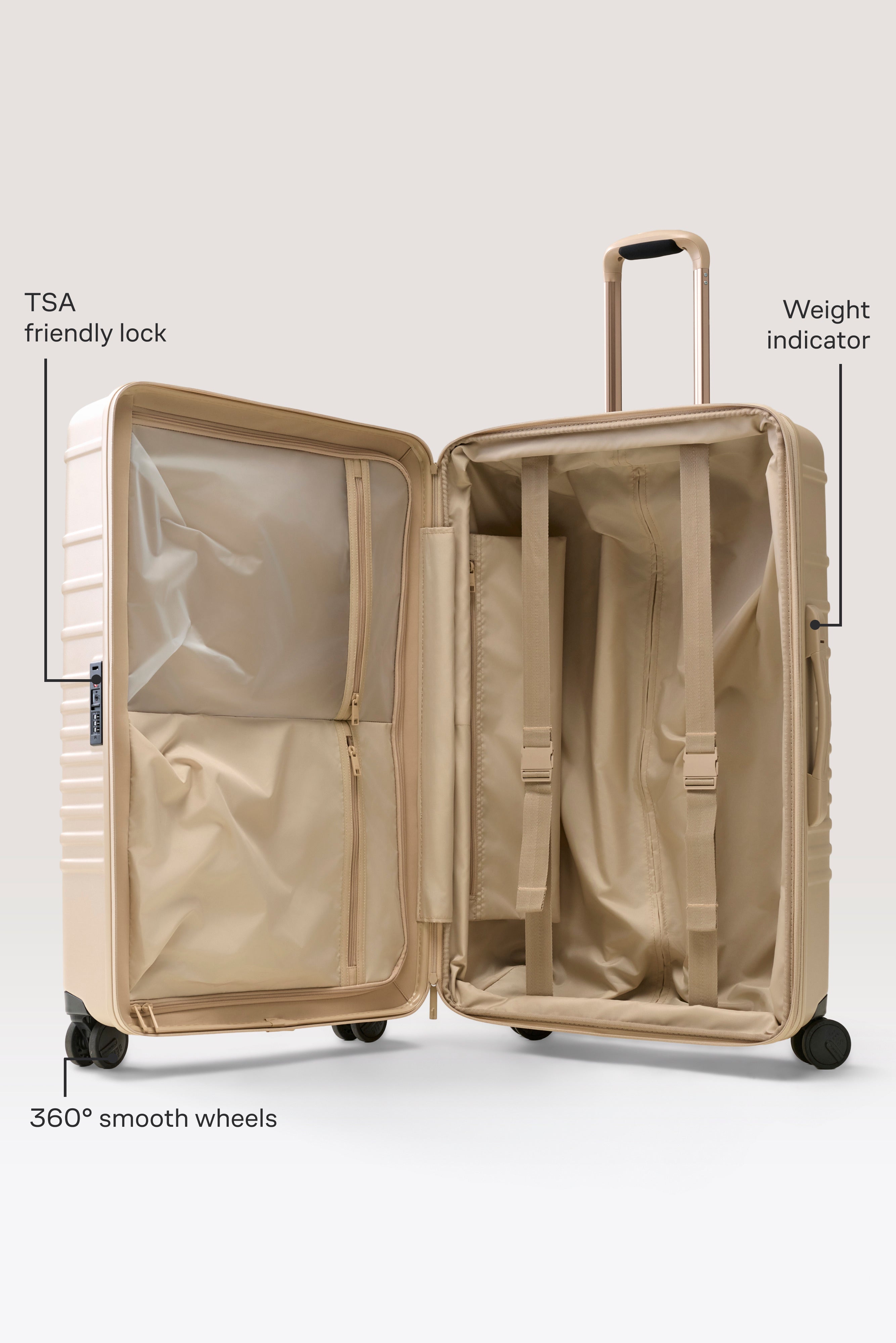 beis-check-in-large-roller-valise-soute-beige-rigide image 2