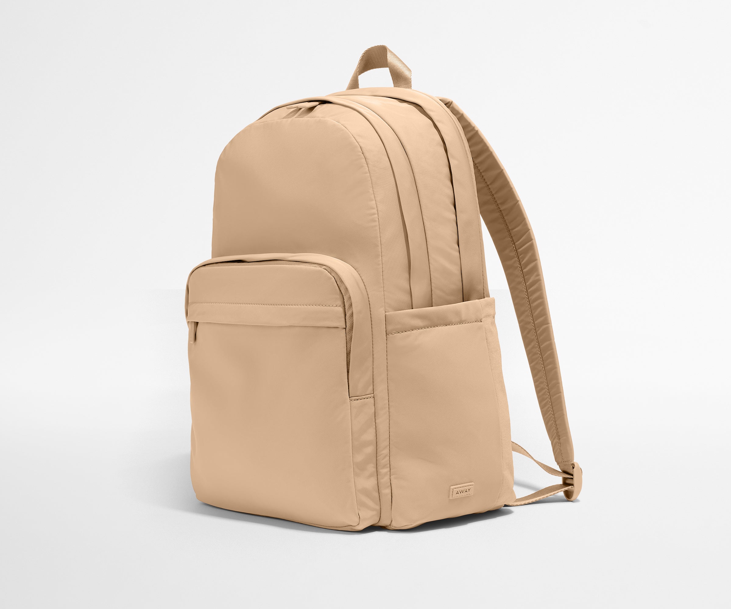 away-featherlight-sac-dos-ordinateur-camel-brown image 3