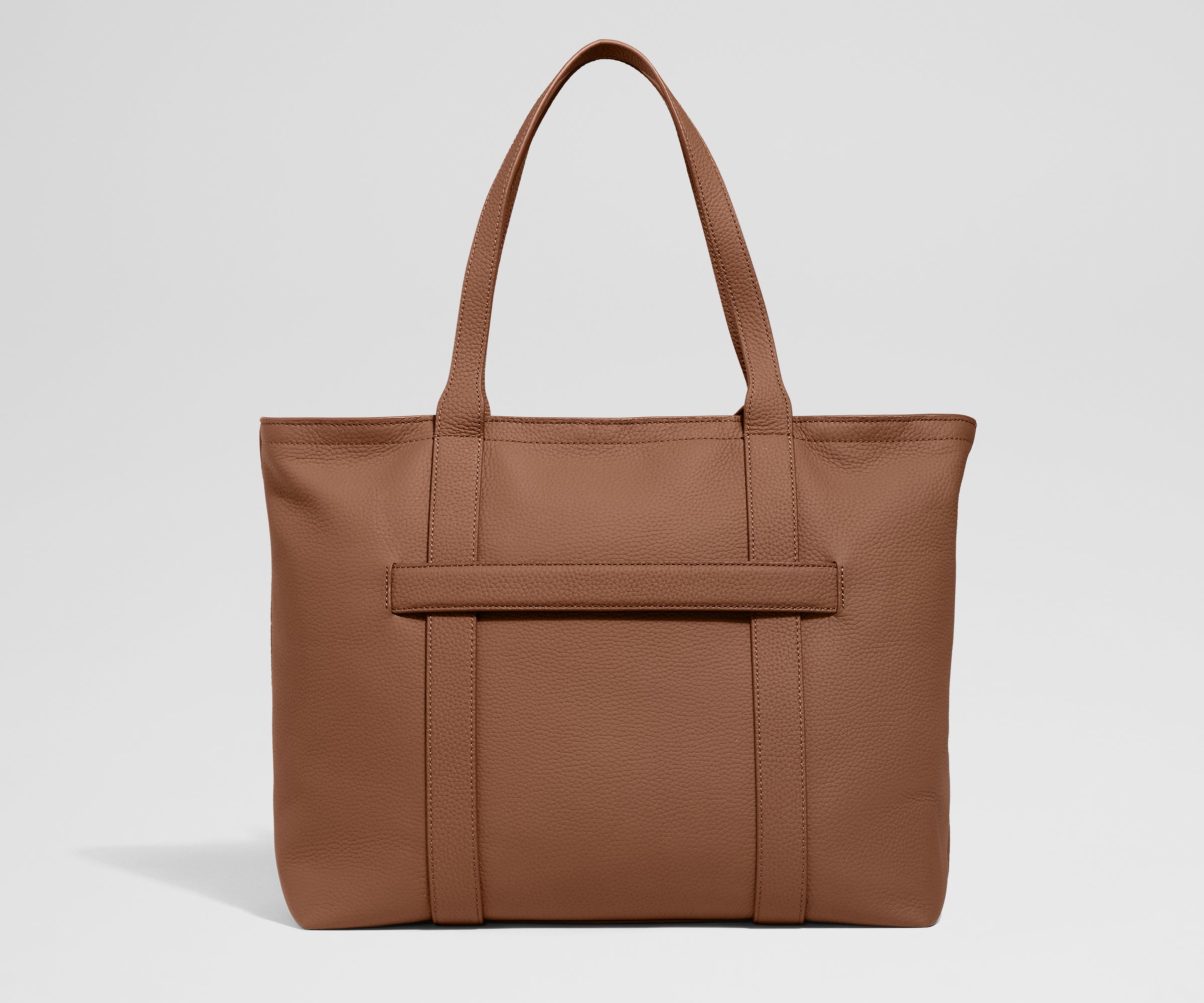 away-leather-tote-sac-tote-cuir-v-ritable-saddle-brown image 6