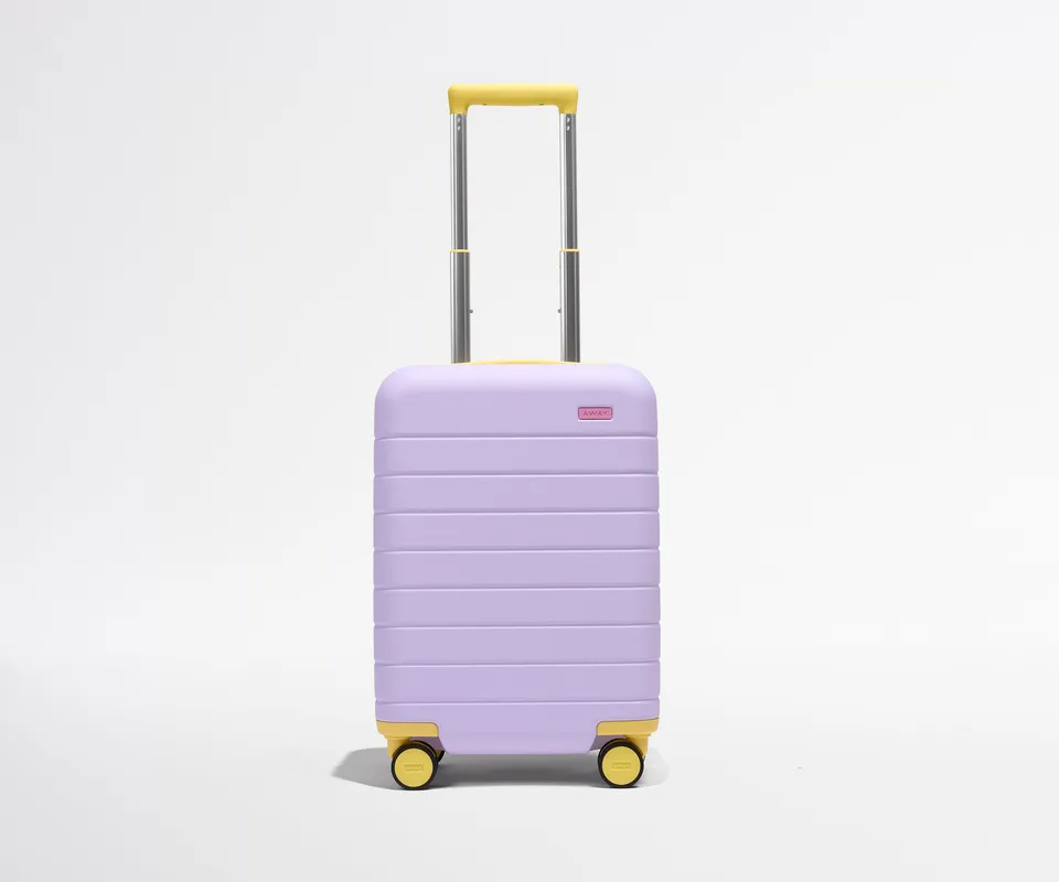away-kids-carry-on-valise-enfant-violet-papillon image 1