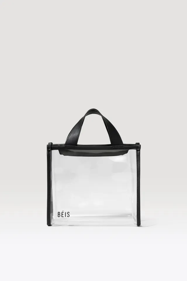 beis-stadium-sacoche-transparente-crossbody-noir-pvc-stade image 1