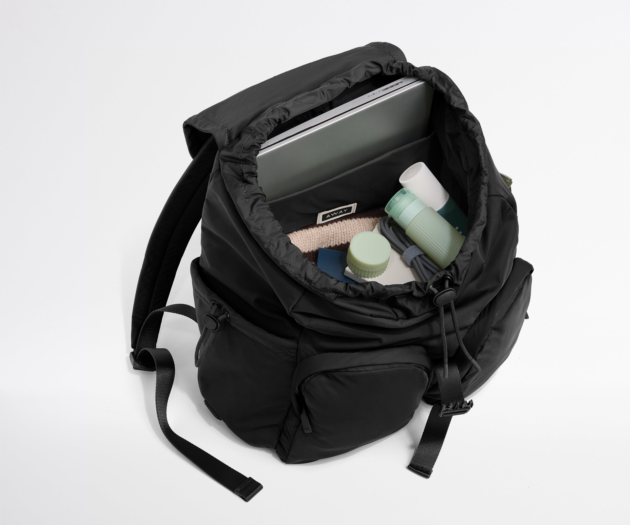 away-featherlight-cargo-backpack-sac-dos-jet-black-l-ger image 3