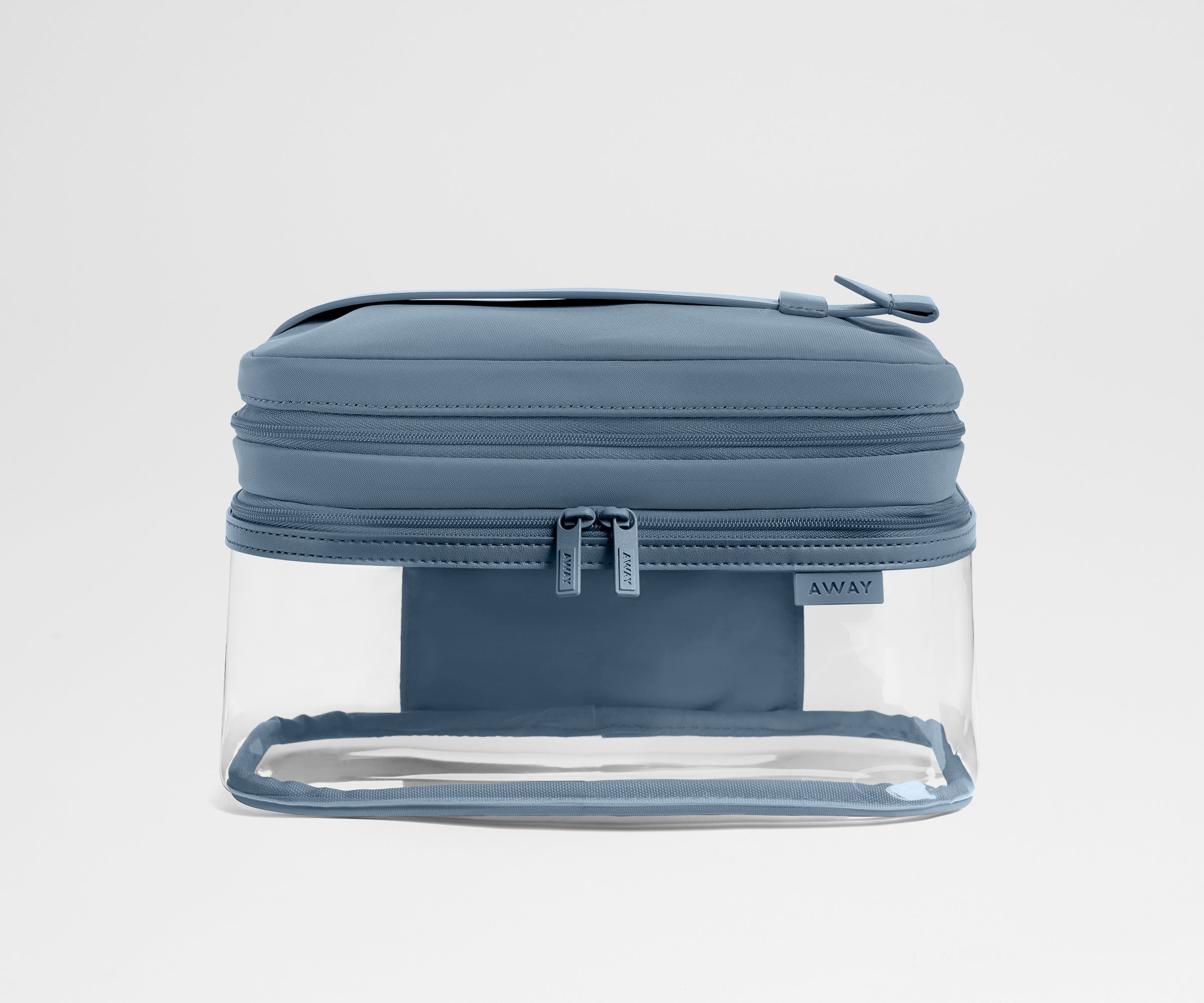 away-clear-cosmetic-case-trousse-toilette-bleu-coast image 1