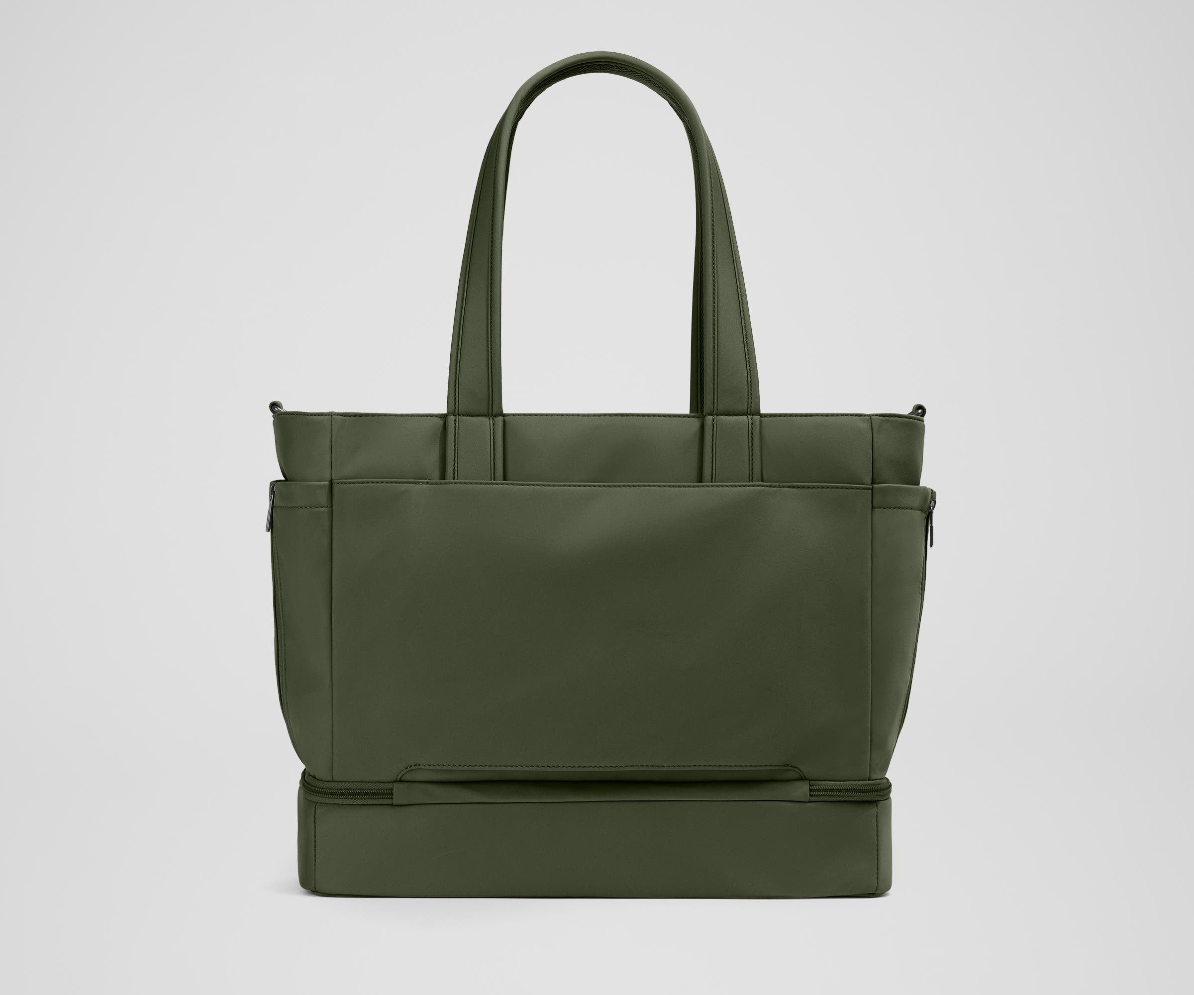 away-double-diaper-tote-sac-langer-olive-green-familial image 2