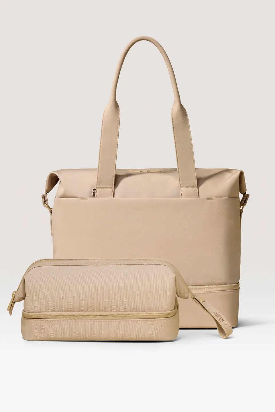 beis-weekend-travel-set-sac-week-end-beige-trousse image 1