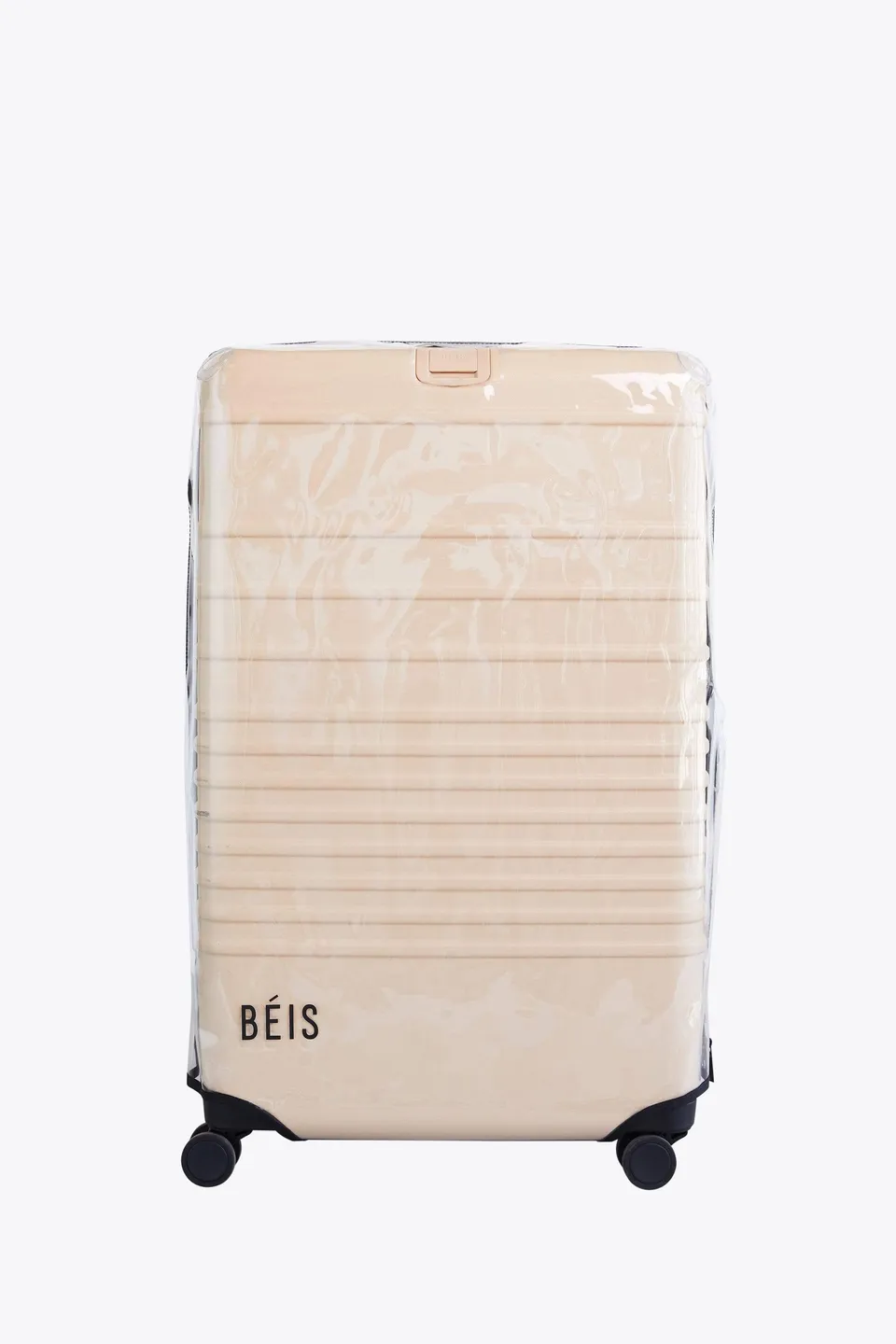 beis-large-check-in-housse-valise-soute-protection image 1