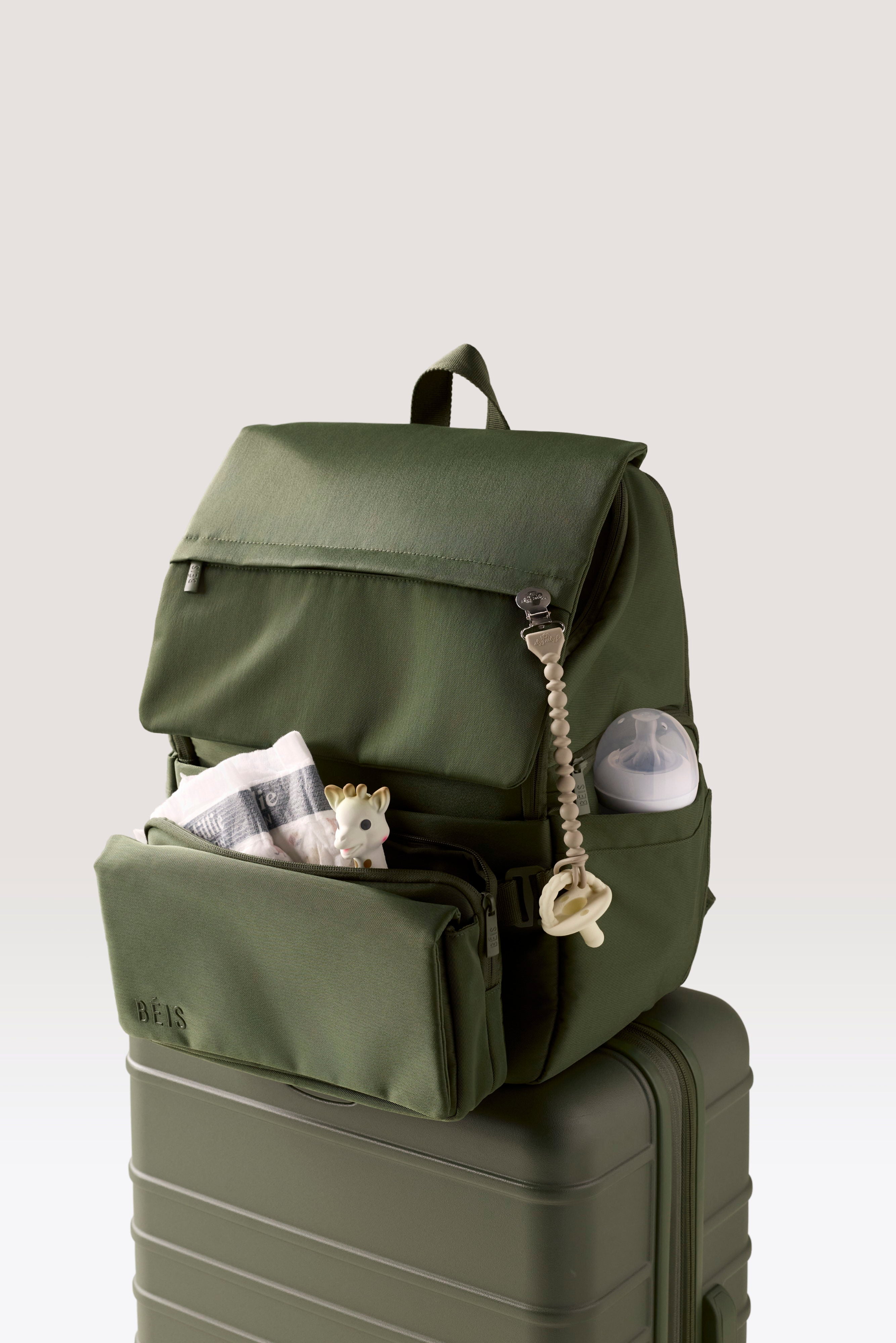beis-ultimate-diaper-sac-dos-langer-olive-tapis image 2