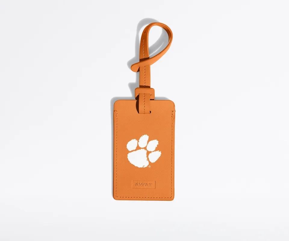 away-collegiate-tiquette-bagage-clemson-cuir image 1