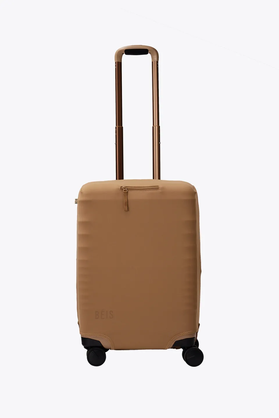 beis-carry-on-housse-valise-cabine-camel-lavable image 1