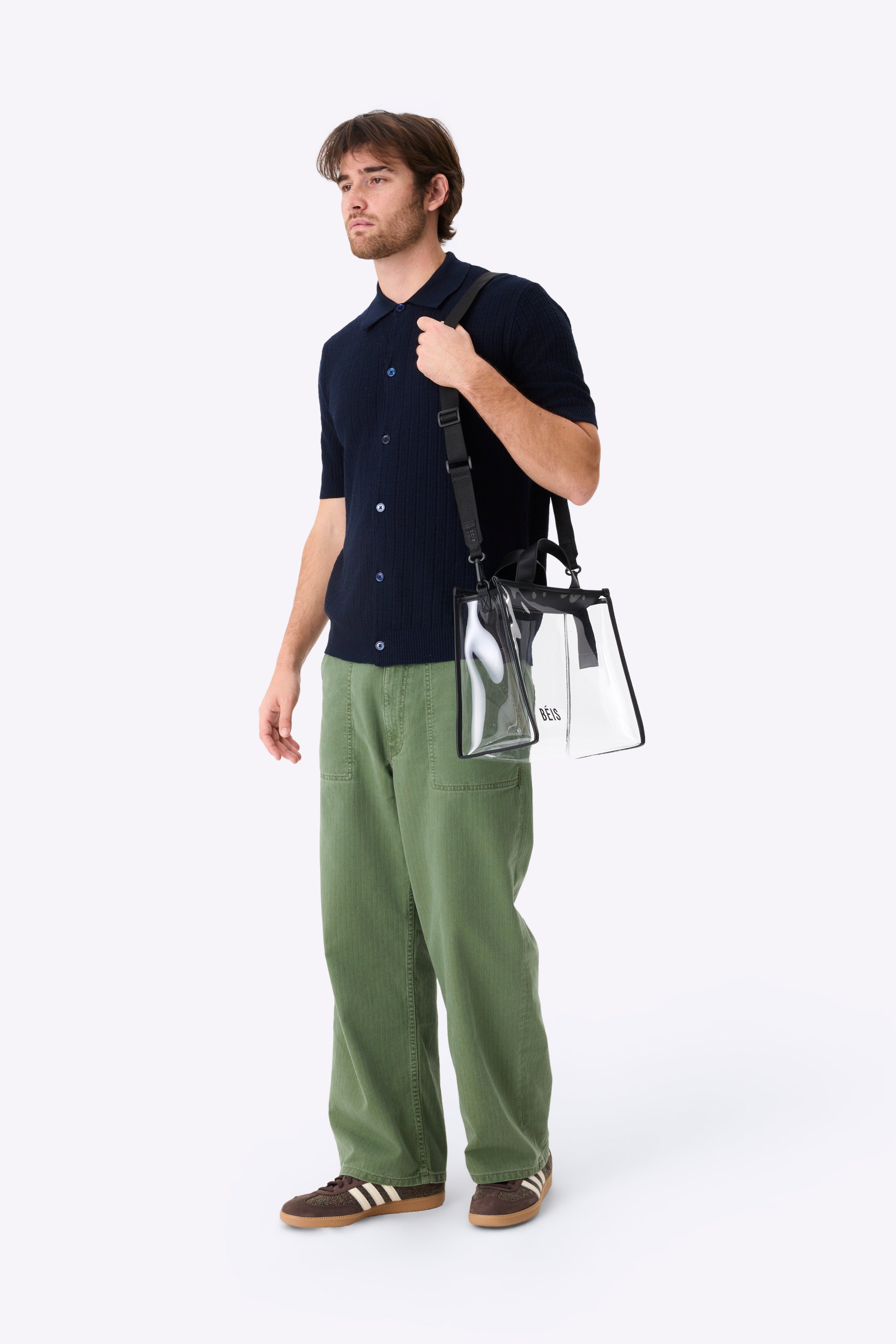 beis-stadium-tote-sac-transparent-noir image 2
