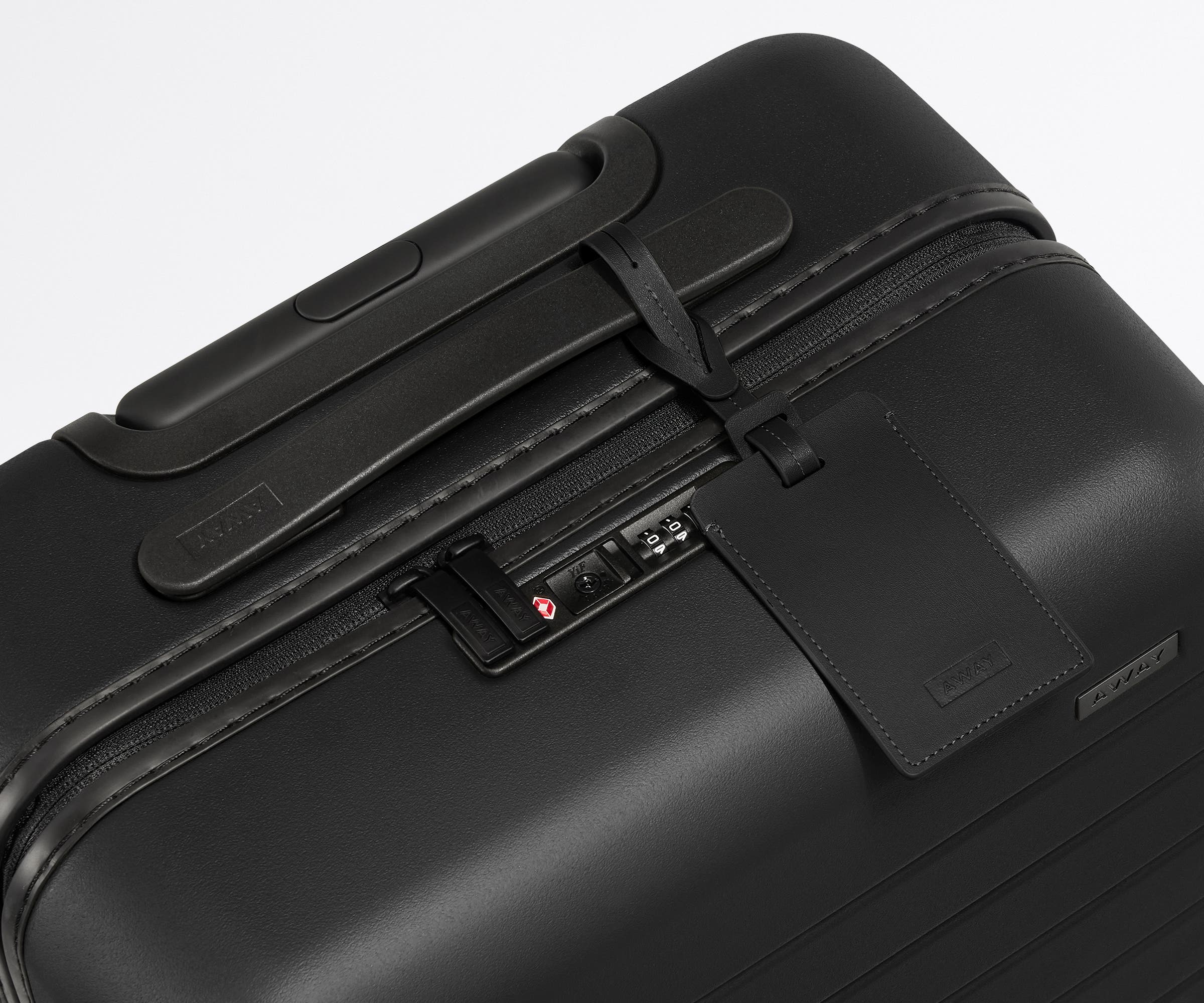 away-the-luggage-tag-tiquette-bagage-jet-black image 2