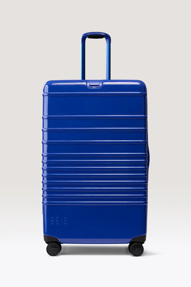 beis-check-in-large-roller-valise-soute-bleu-cobalt-rigide image 1