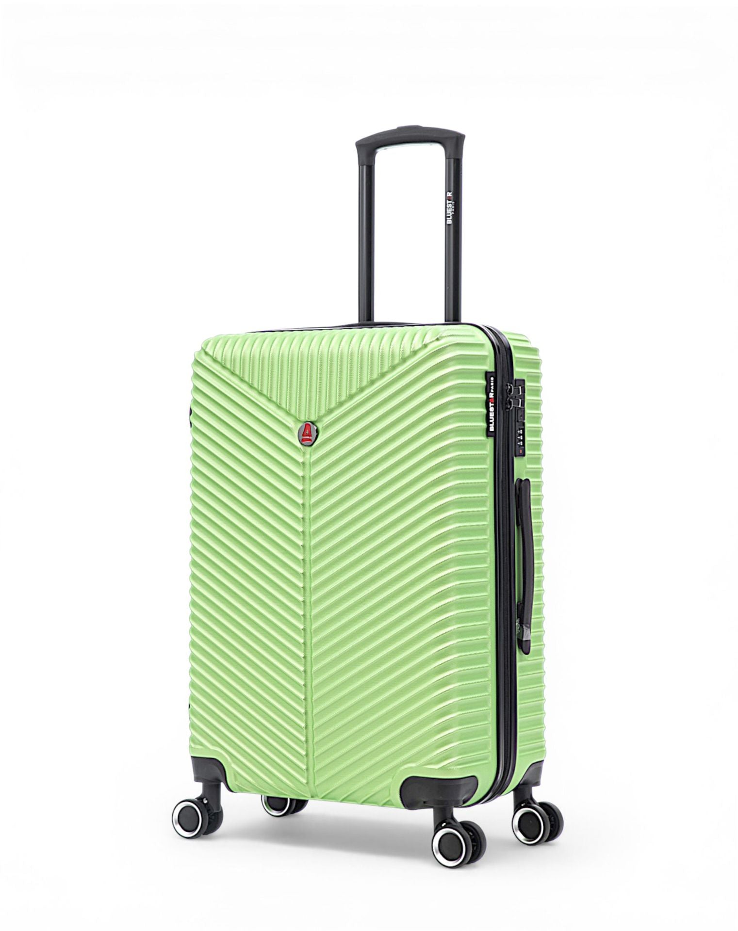 bluestar-paris-gaite-valise-moyenne-rigide-orange-chevrons image 2