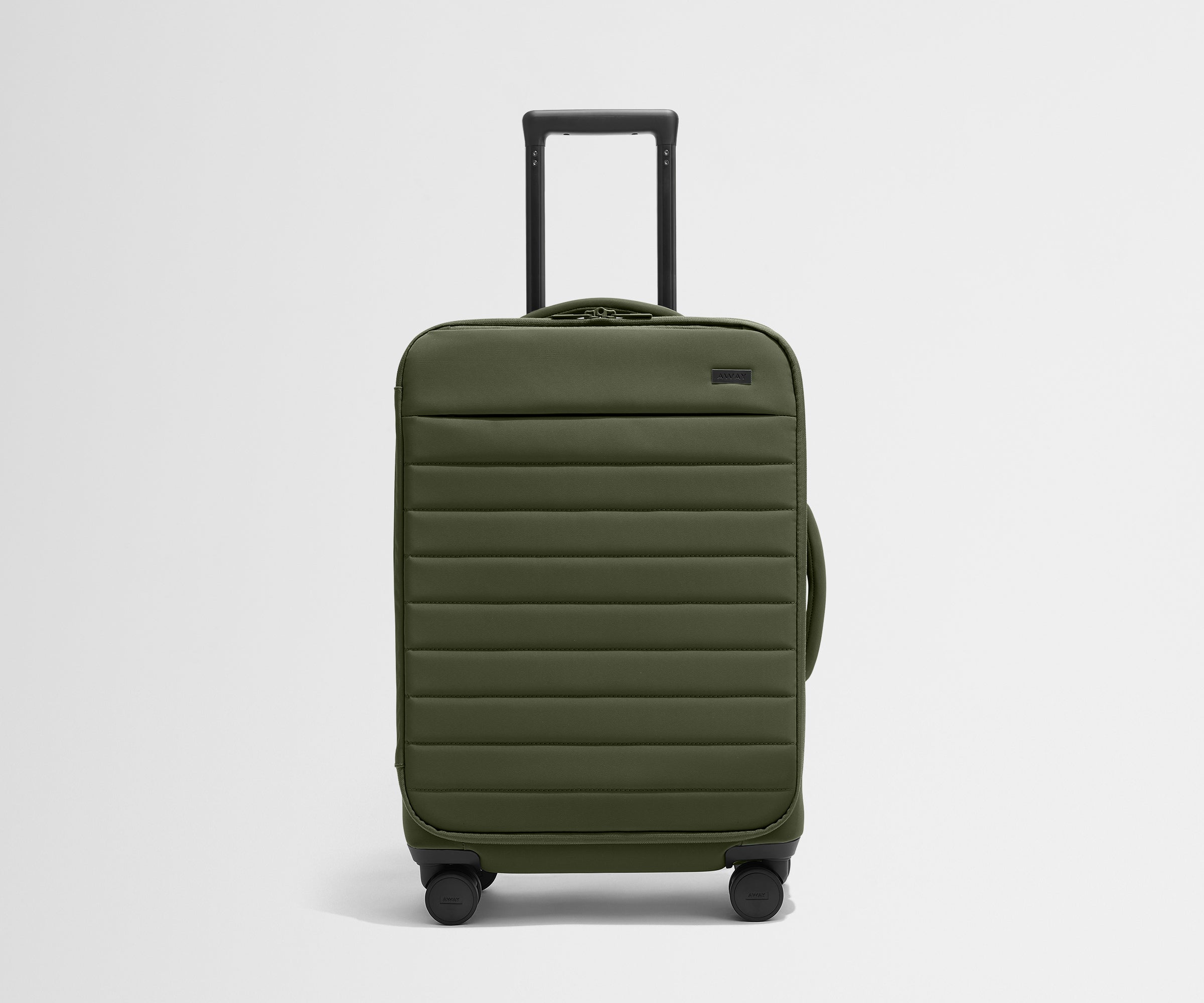 away-bigger-carry-on-valise-cabine-vert-olive-souple image 1