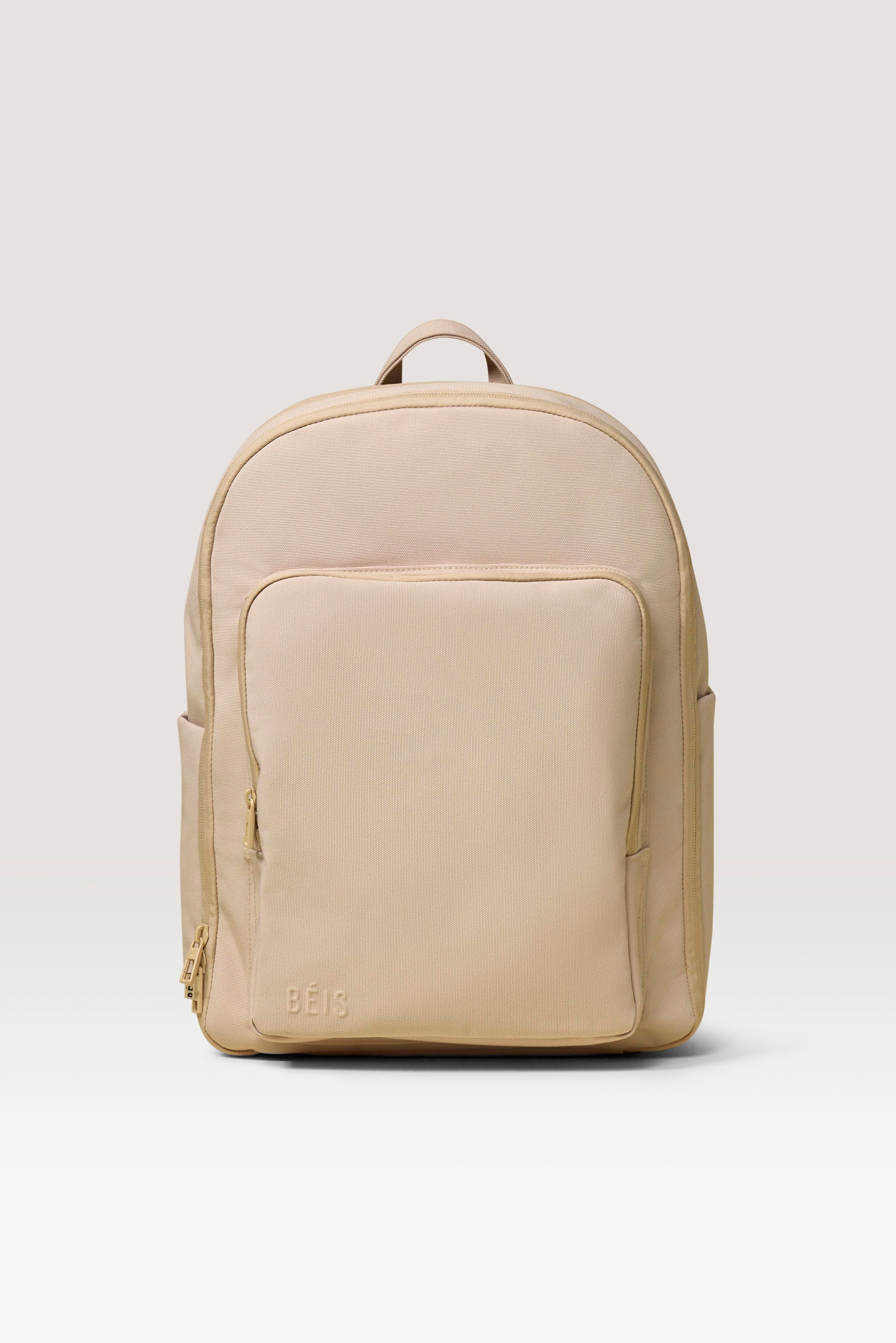 beis-travel-backpack-sac-dos-beige-ordinateur image 1