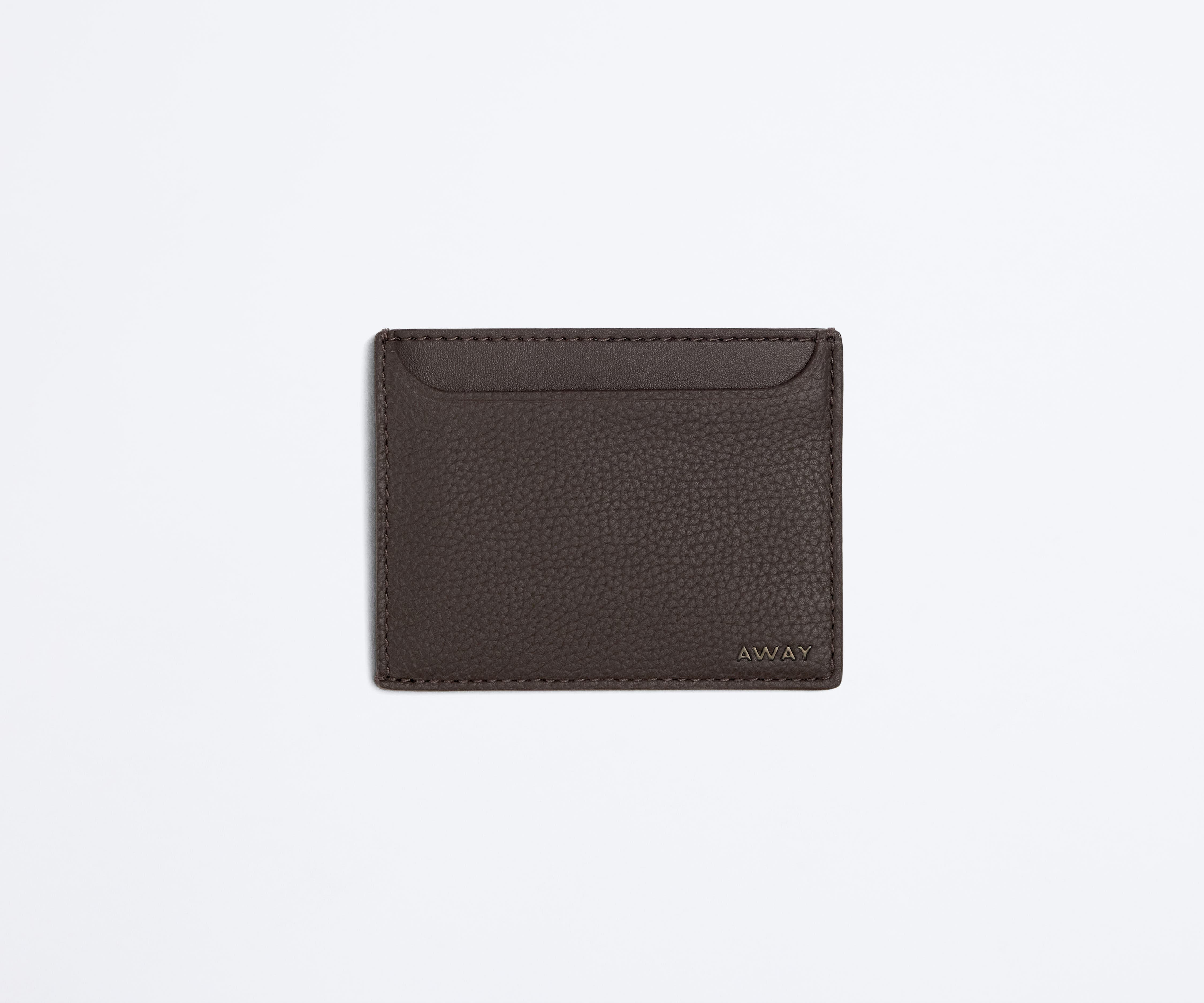 away-card-case-porte-cartes-cuir-marron-espresso-compact image 1