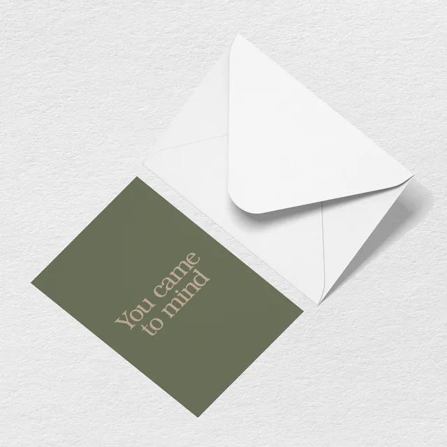 beis-greeting-card-carte-de-v-ux-verte image 1