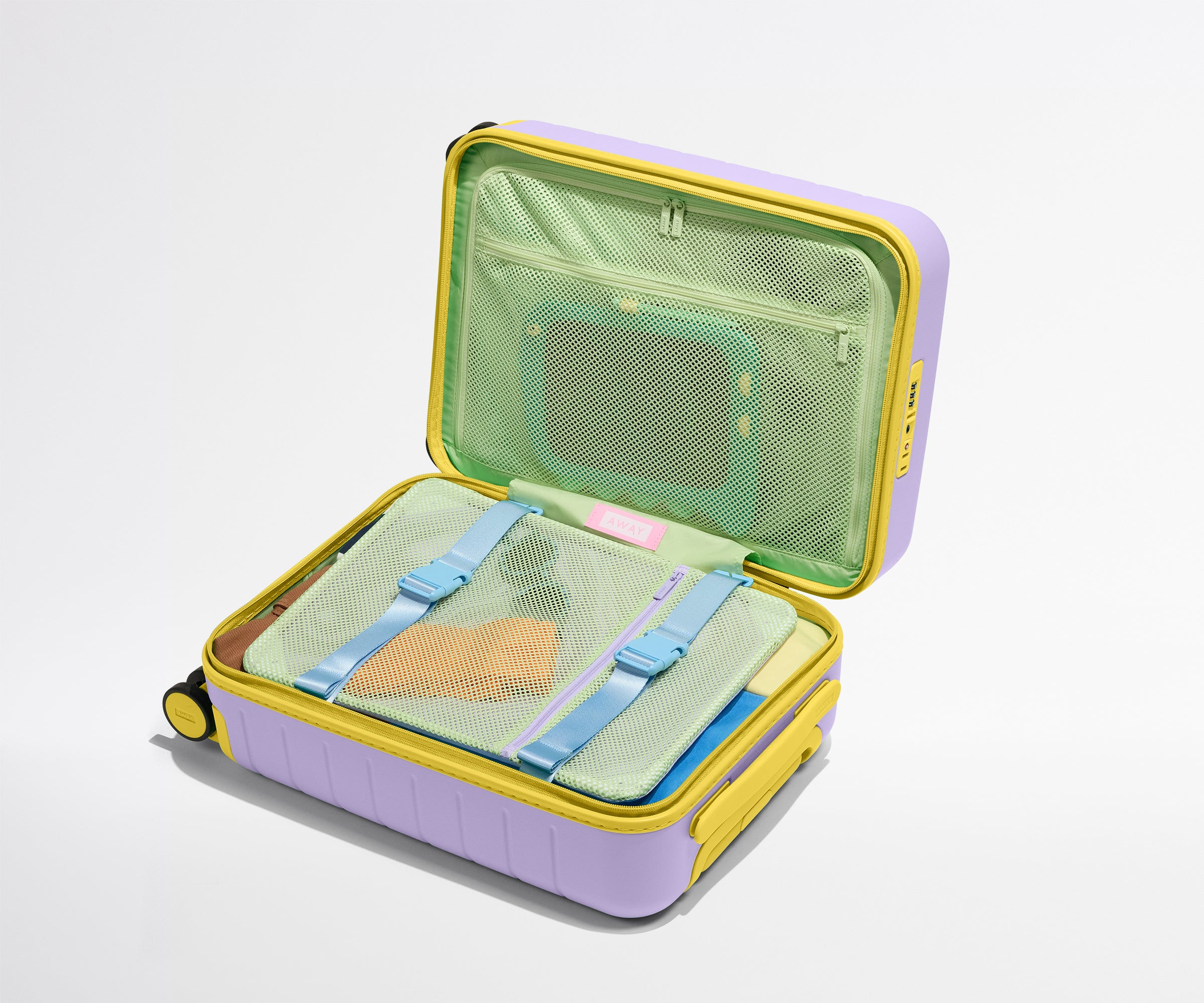 away-kids-carry-on-valise-enfant-violet-papillon image 4