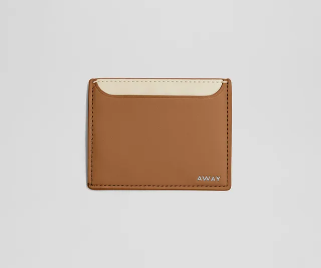 away-card-case-porte-cartes-desert-tan-cuir-compact image 1