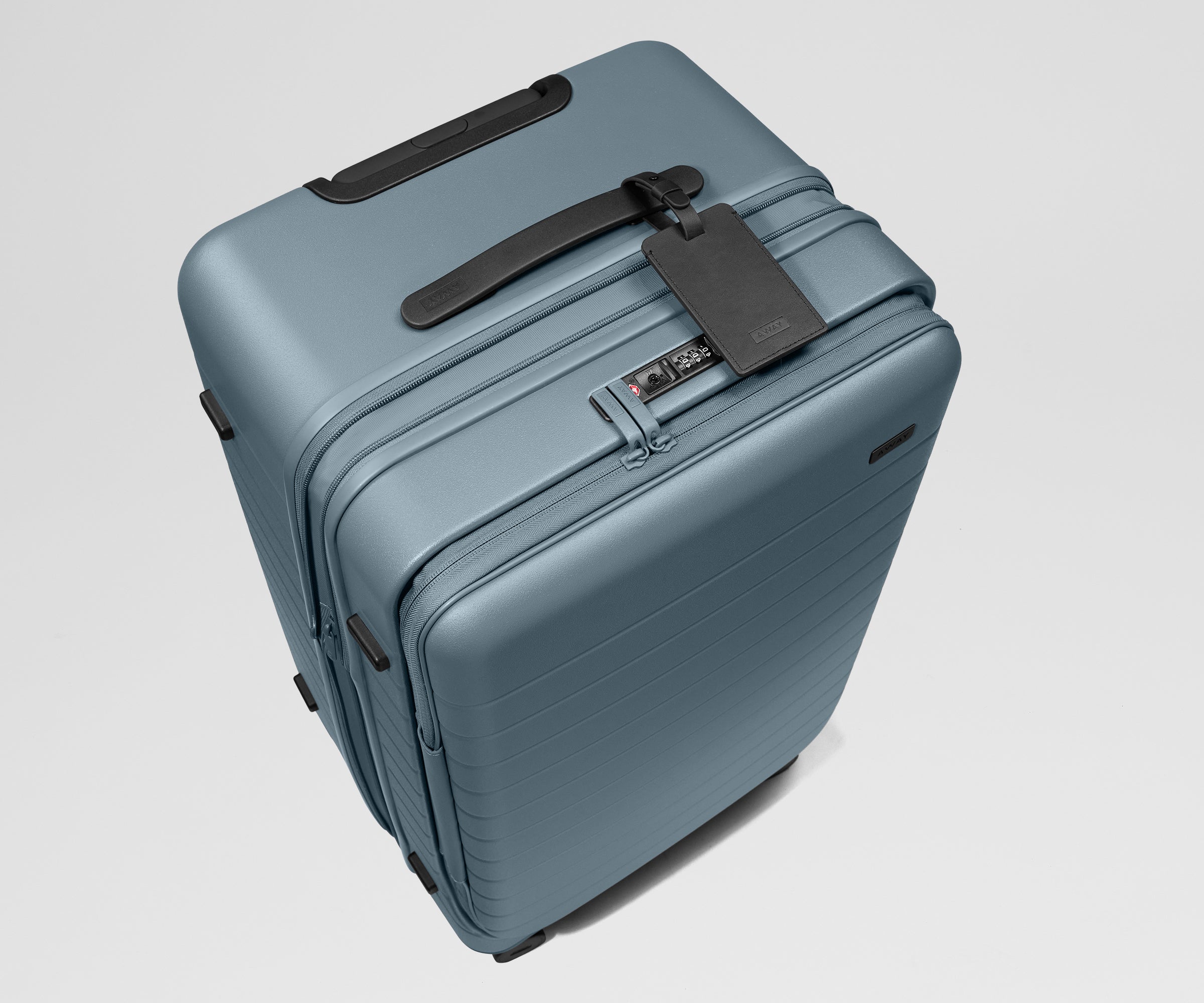 away-topside-medium-trunk-valise-soute-coast-blue-frein image 8