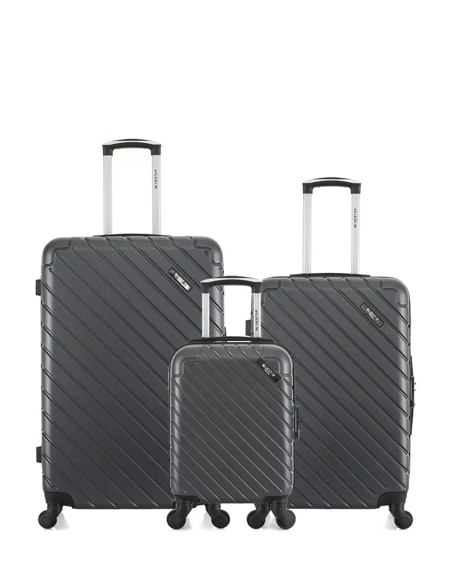bluestar-paris-cite-lot-3-valises-rigides-noir-abs-cabine image 1