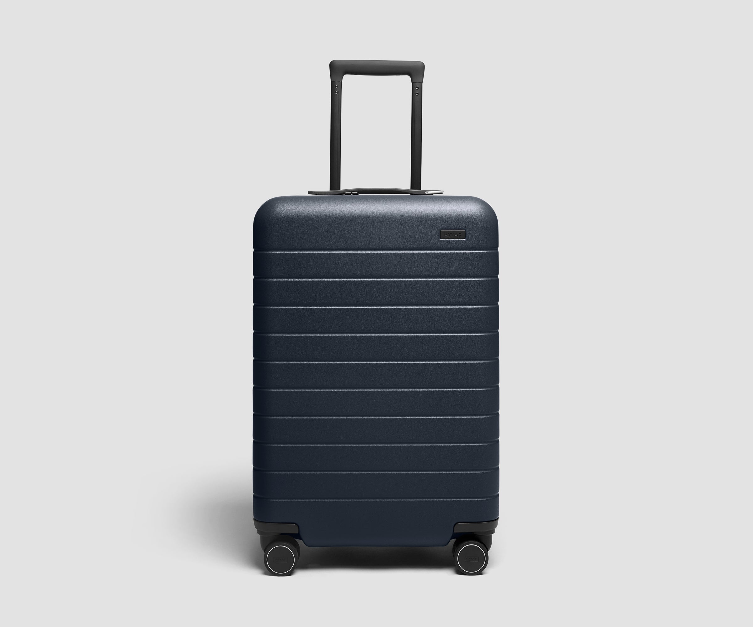 away-bigger-carry-on-flex-3-valise-cabine-navy-blue-extensible image 2
