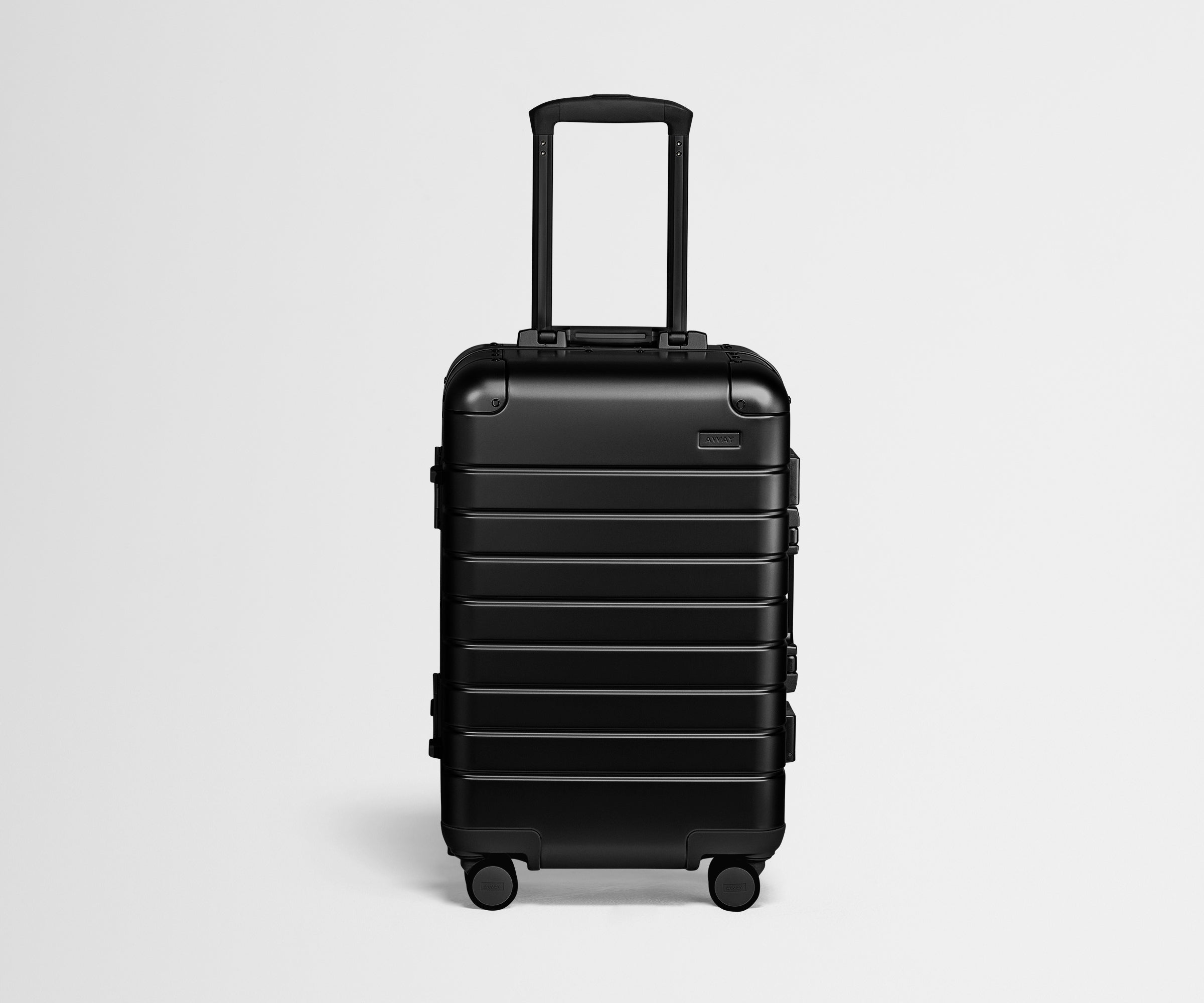 away-carry-on-aluminium-valise-cabine-noir-onyx-rigide image 1