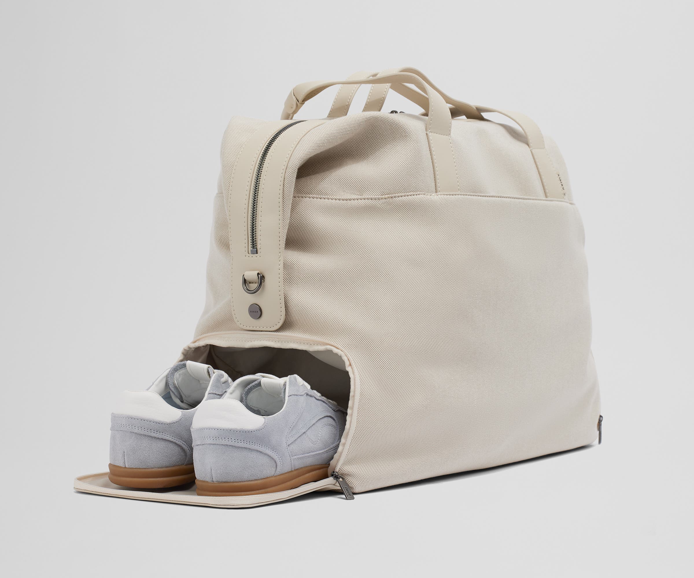 away-transit-weekender-sac-week-end-tan-toile-ordinateur image 4