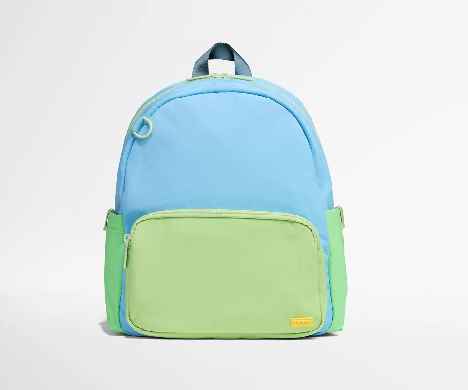 away-kids-backpack-sac-dos-enfant-bleu-dragonfly image 1