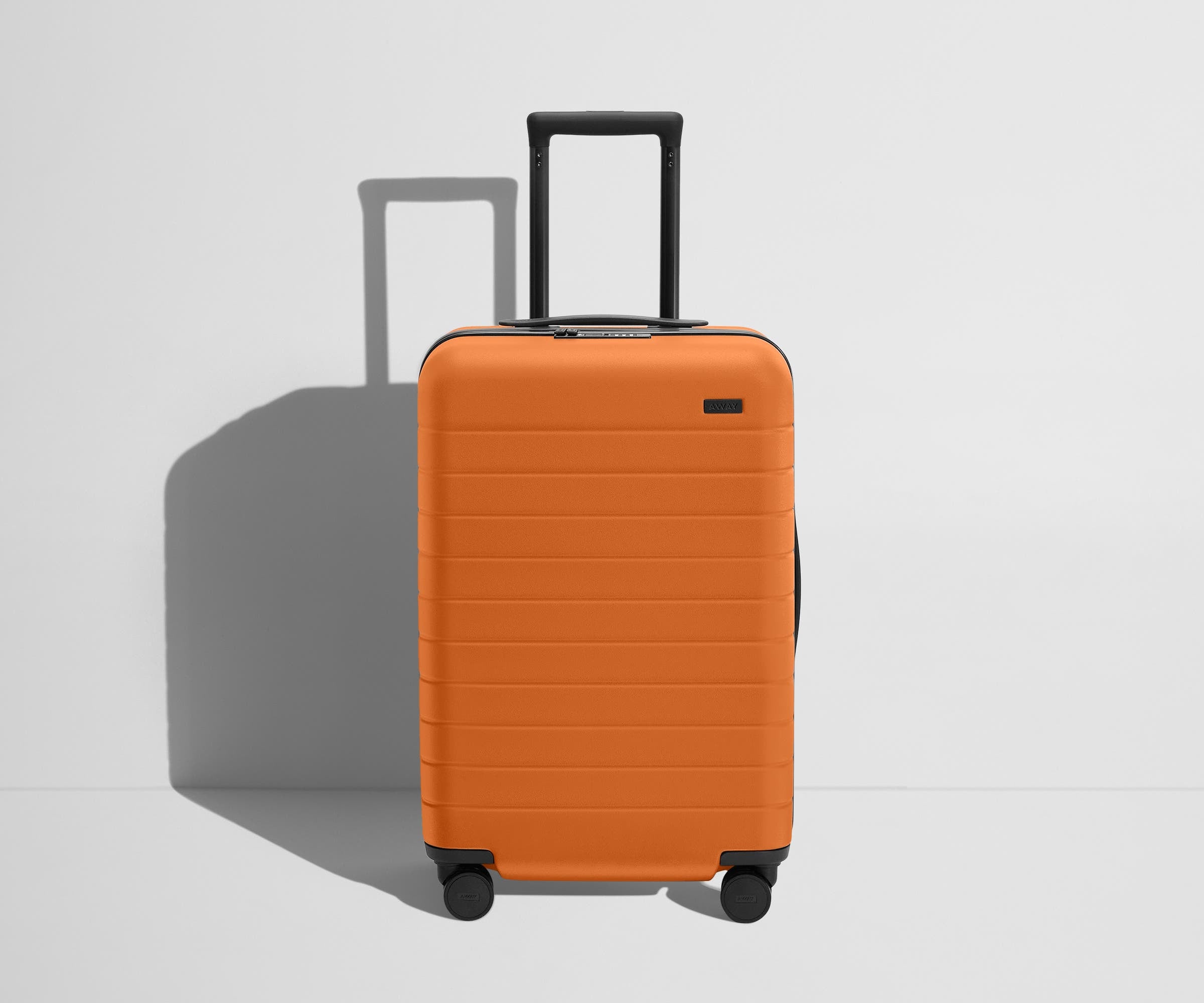 away-bigger-carry-on-flex-valise-cabine-orange-sorbet-extensible image 2