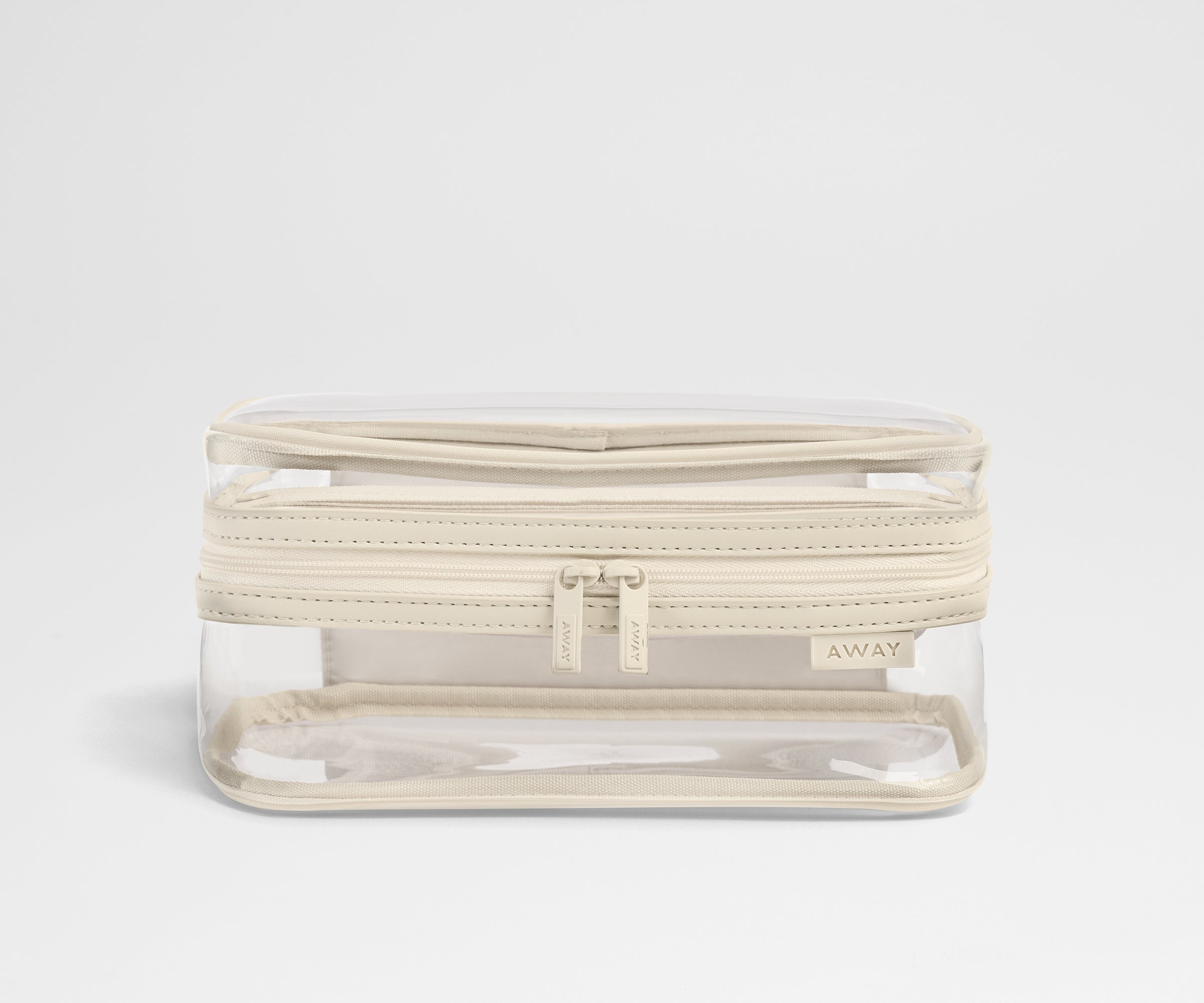 away-clear-toiletry-bag-trousse-toilette-salt-white image 1