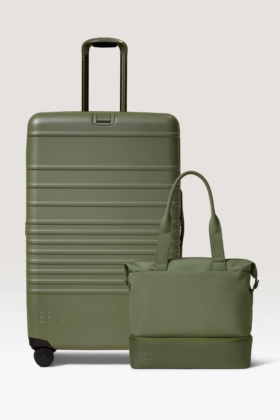 beis-the-overpacker-starter-set-ensemble-valises-olive-rigide image 1