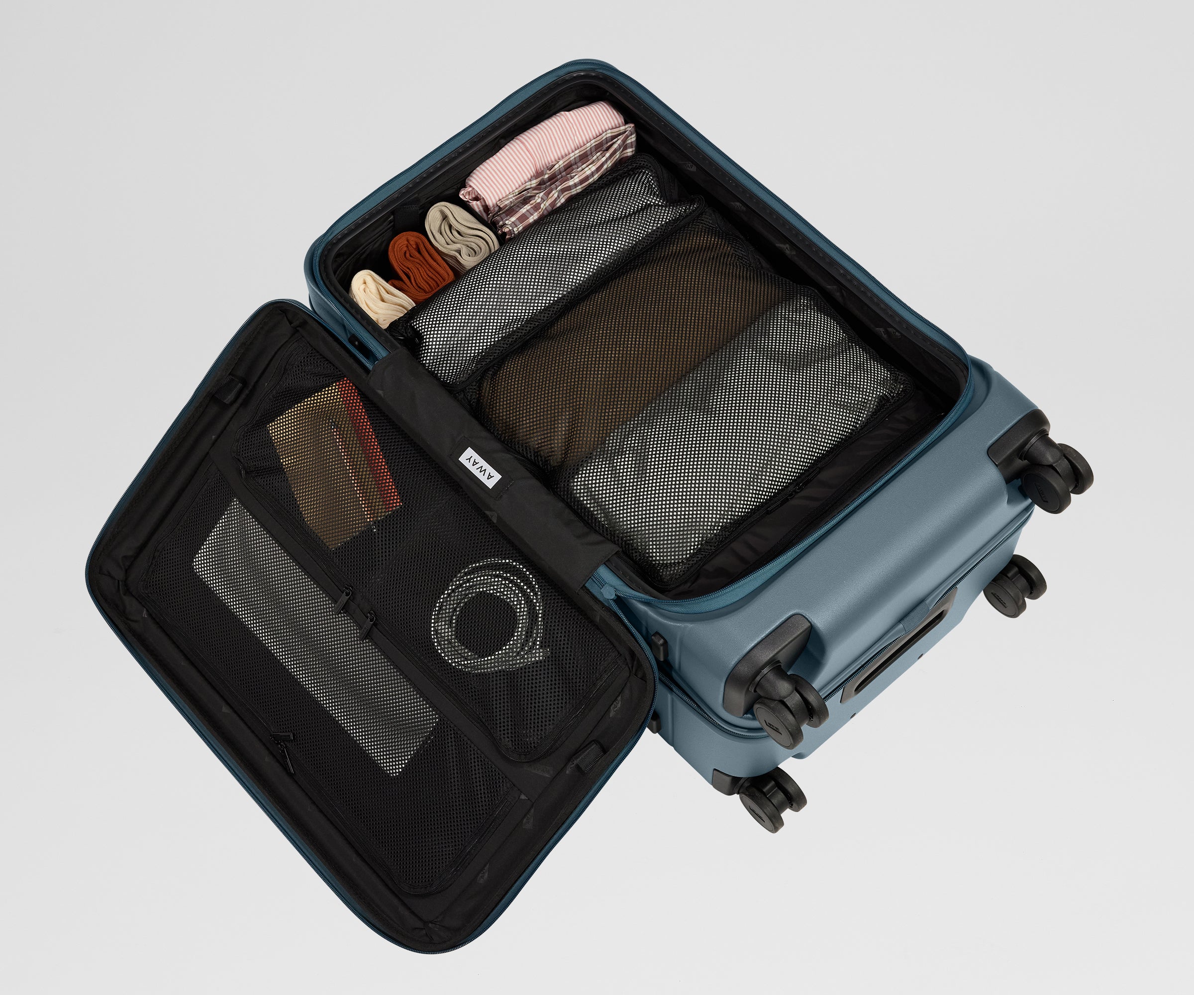 away-packaway-closet-organiseur-valise-soute-noir image 3