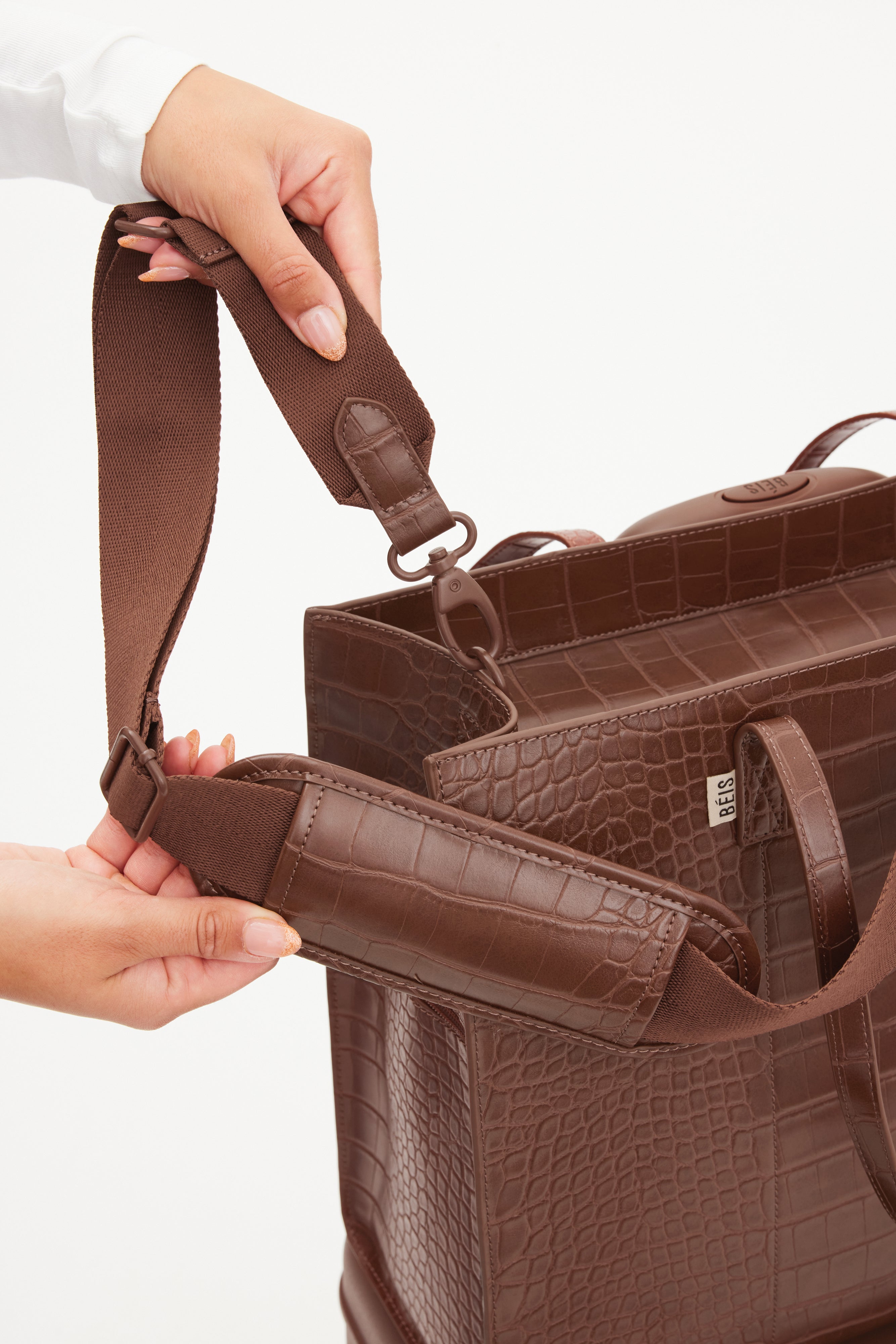 beis-large-work-tote-sac-tote-maple-croc-ordinateur image 7