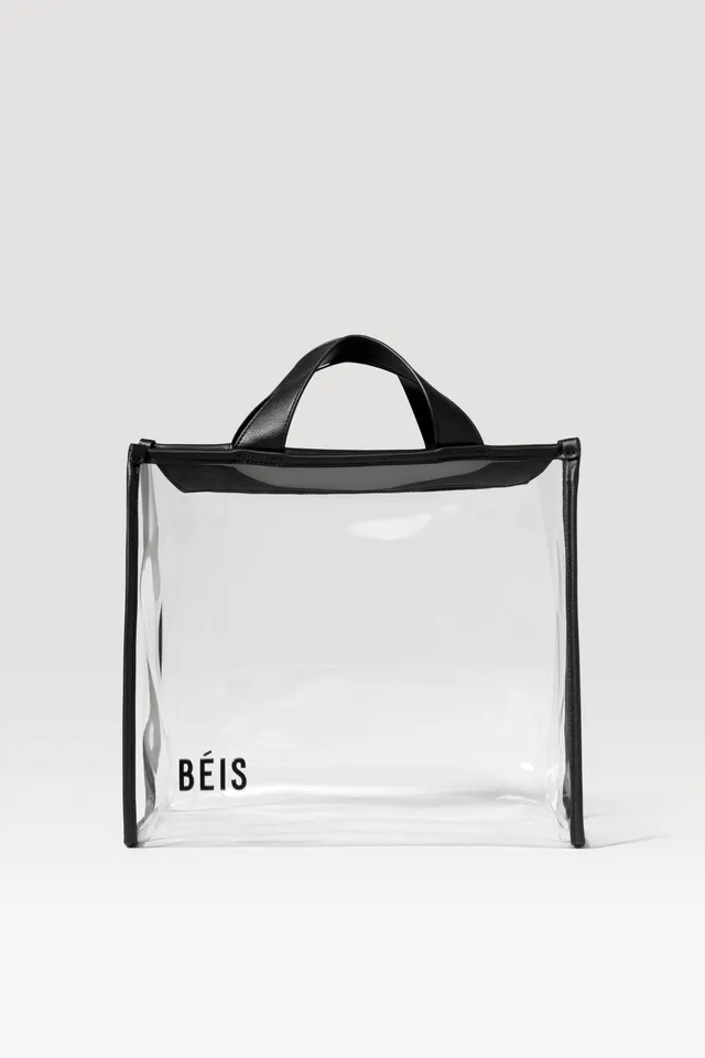 beis-stadium-tote-sac-transparent-noir image 1
