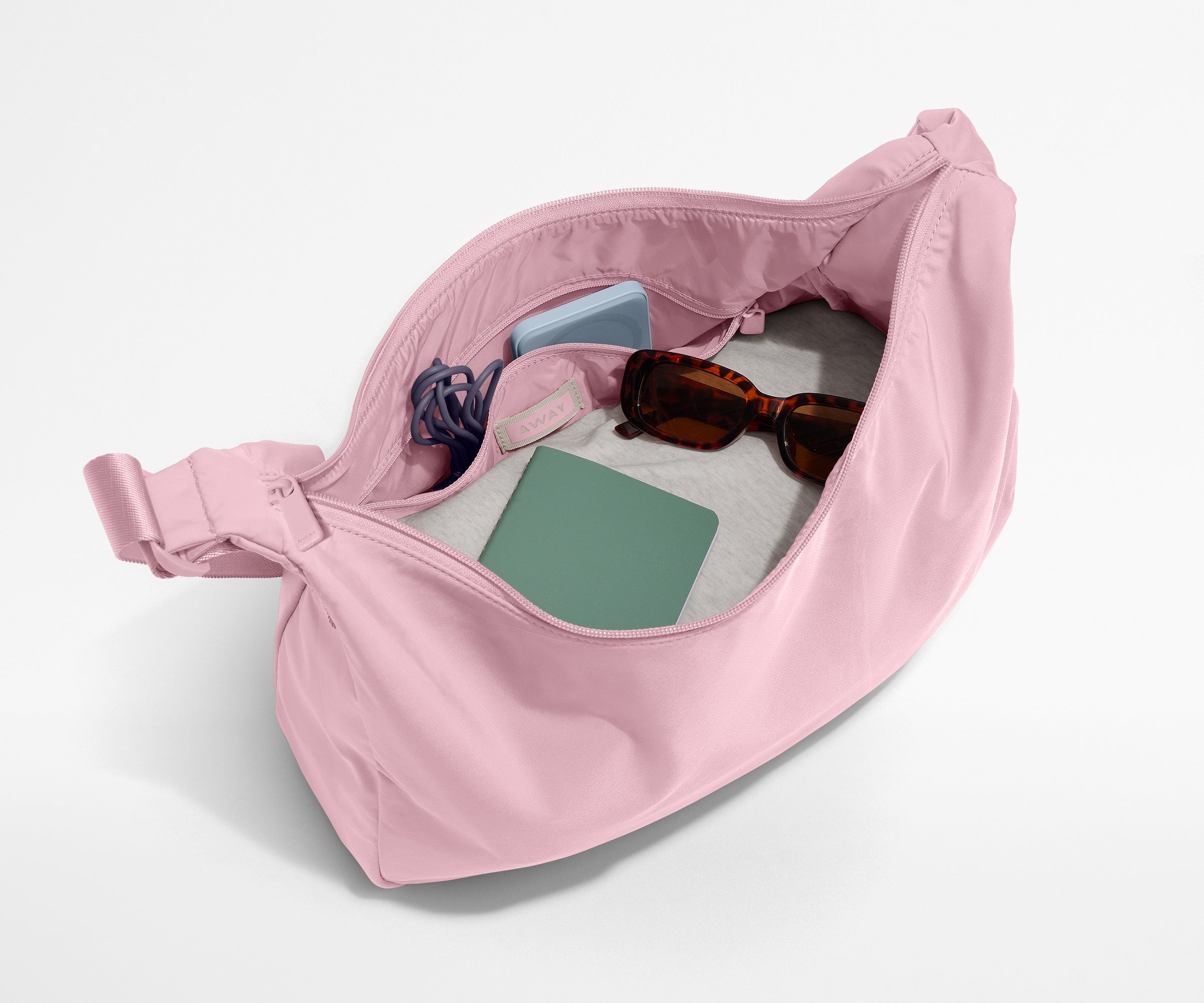 away-featherlight-sac-bandouli-re-rose-glacial-l-ger image 2