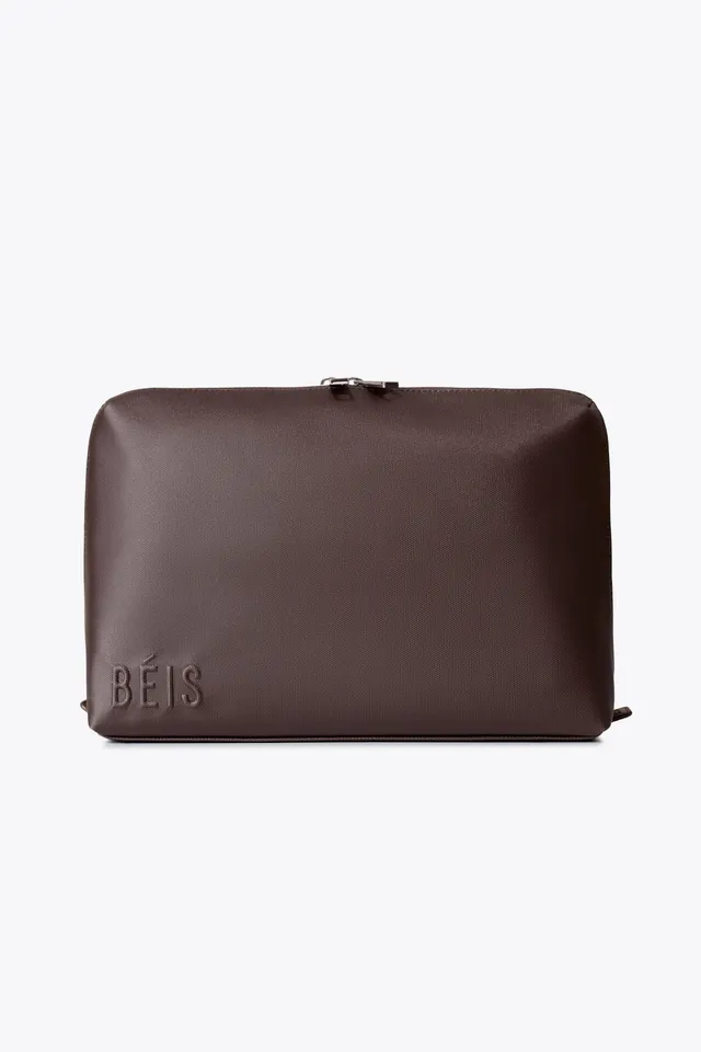 beis-large-cosmetic-pouch-trousse-maquillage-espresso image 1
