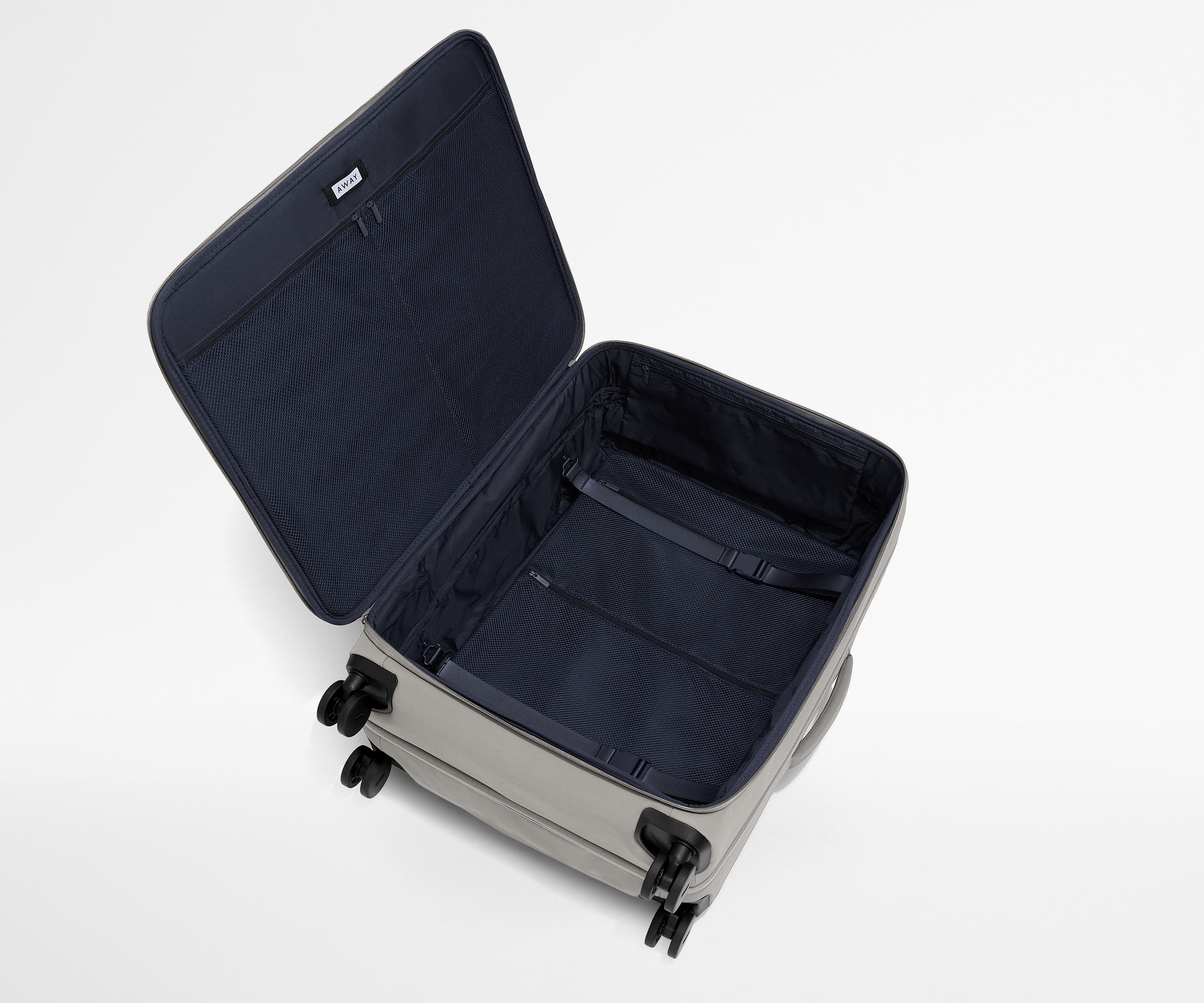 away-softside-large-valise-soute-gris-nuage-souple image 7