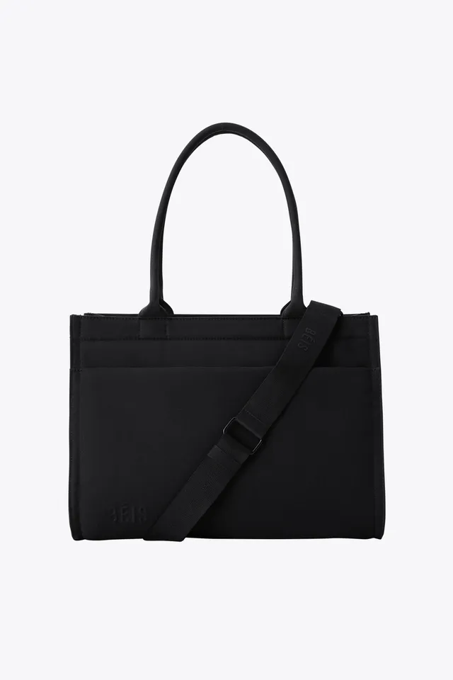 beis-book-tote-sac-cabas-noir-ordinateur-portable image 1