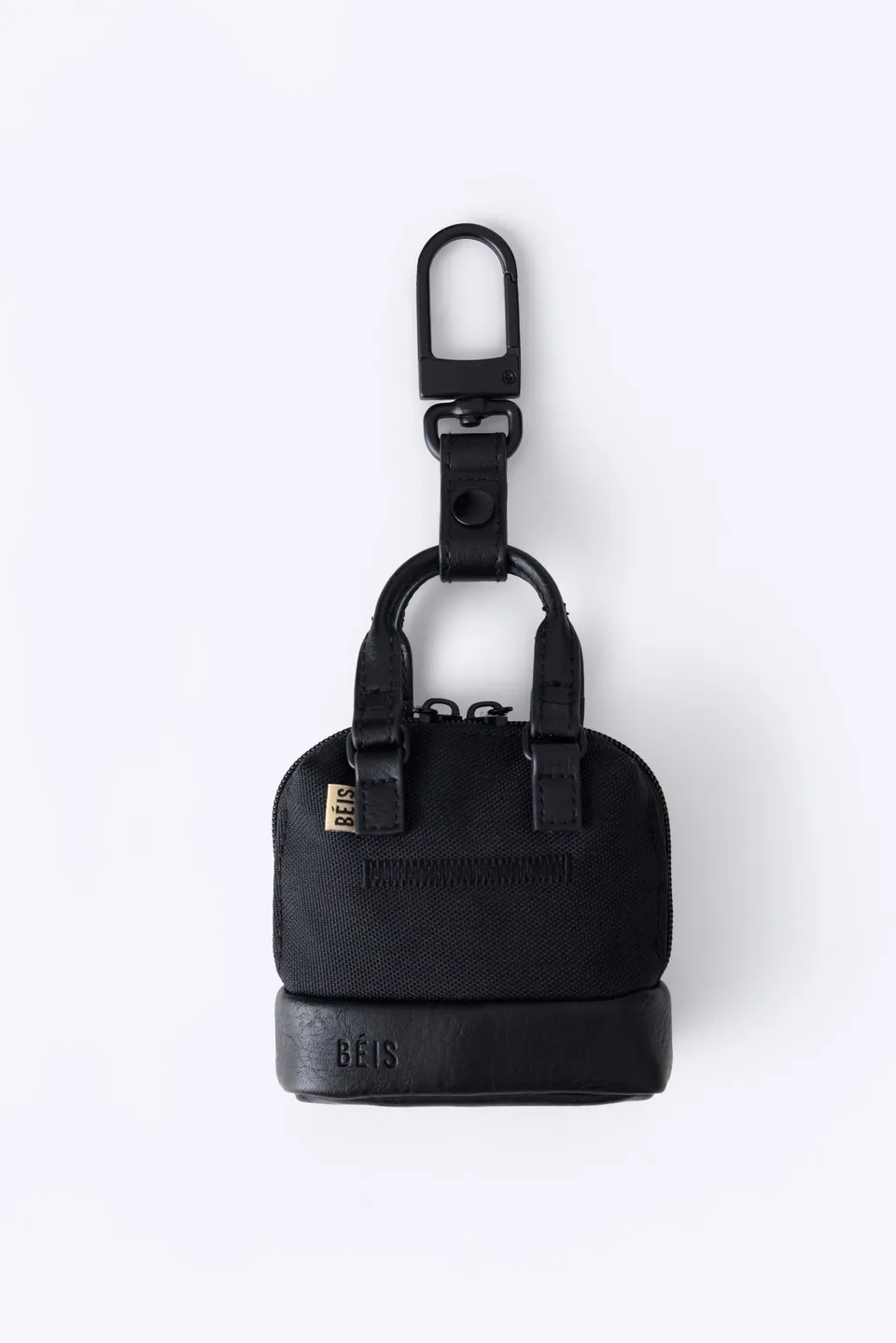 beis-micro-weekender-breloque-porte-cl-s-noire-mini image 1
