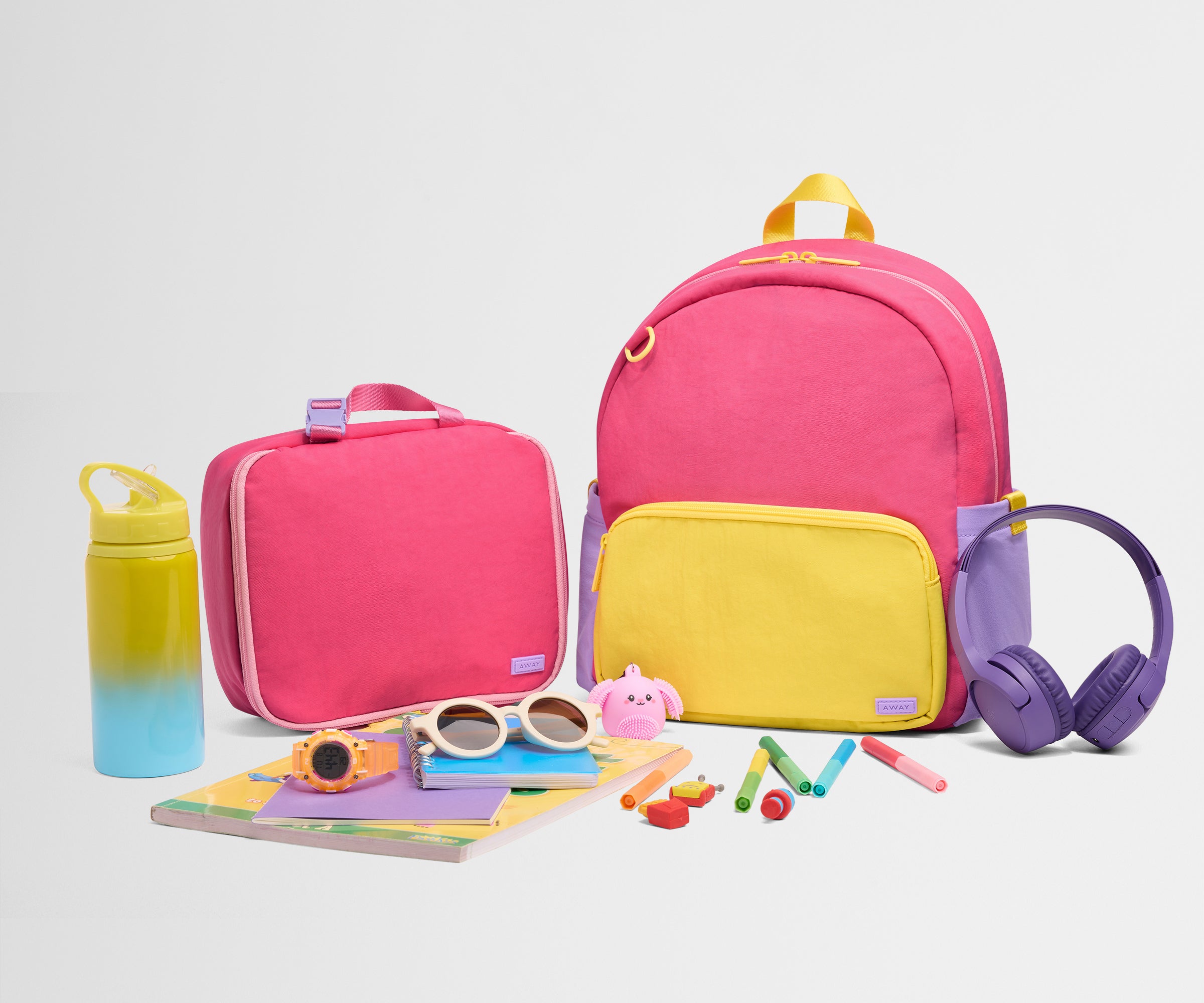 away-kids-backpack-sac-dos-enfant-cotton-candy-pink-nylon image 8